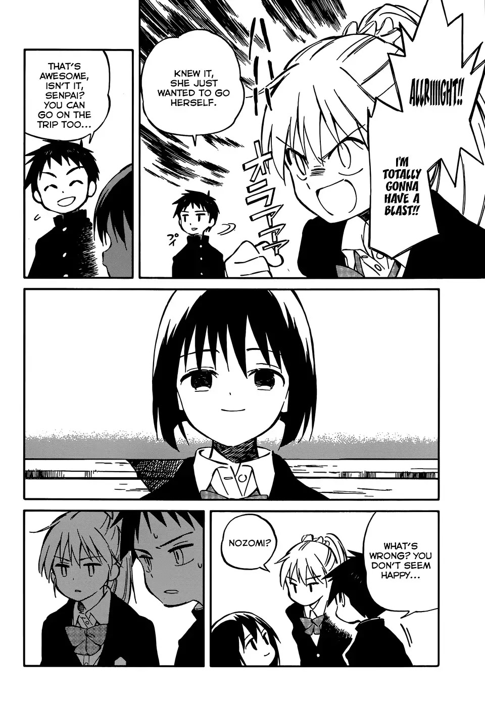 Hitoribocchi no Chikyuu Shinryaku Chapter 40 page 28 - Chapter 40: I Want to Go on the School Trip