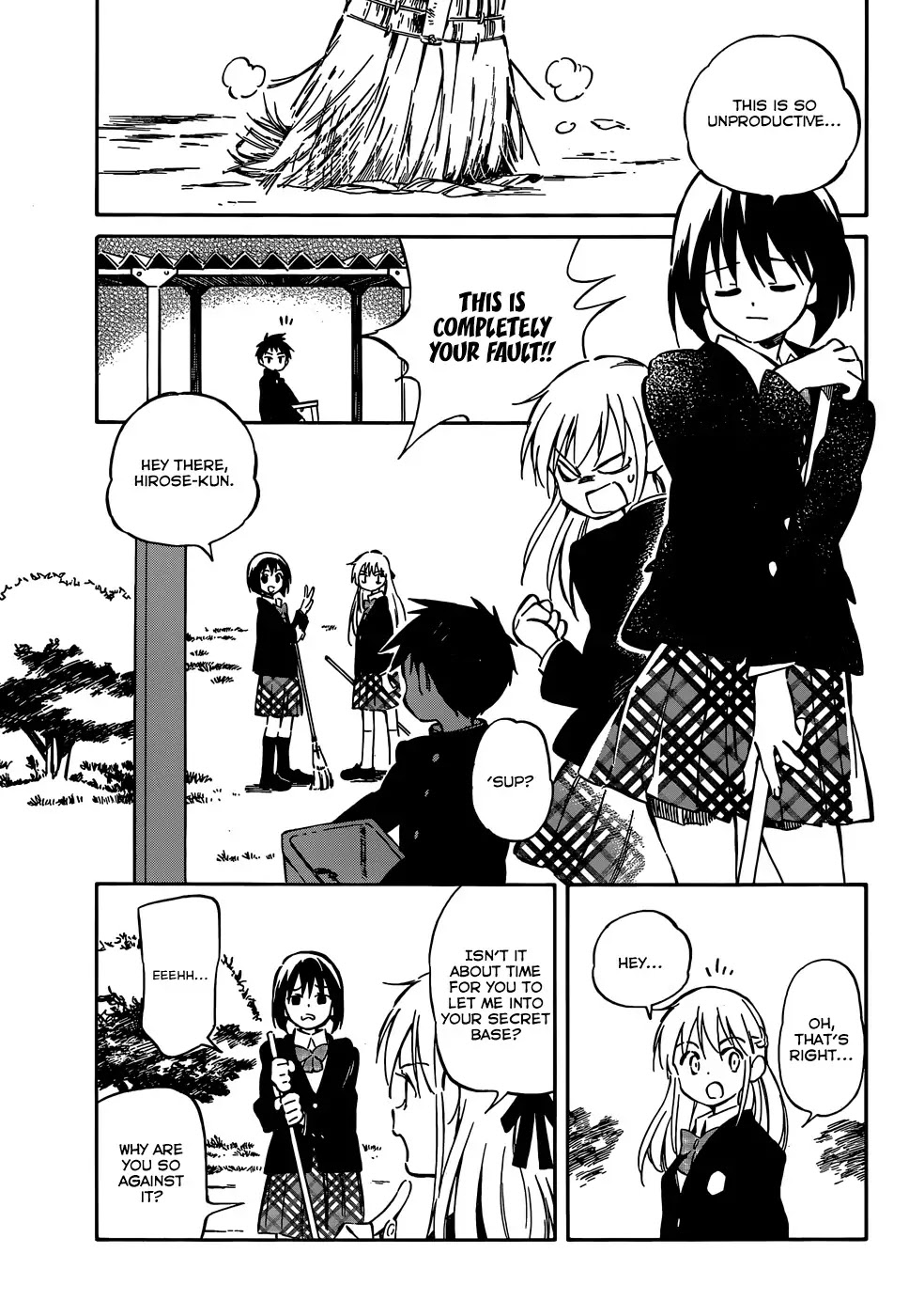 Hitoribocchi no Chikyuu Shinryaku Chapter 40 page 9 - Chapter 40: I Want to Go on the School Trip