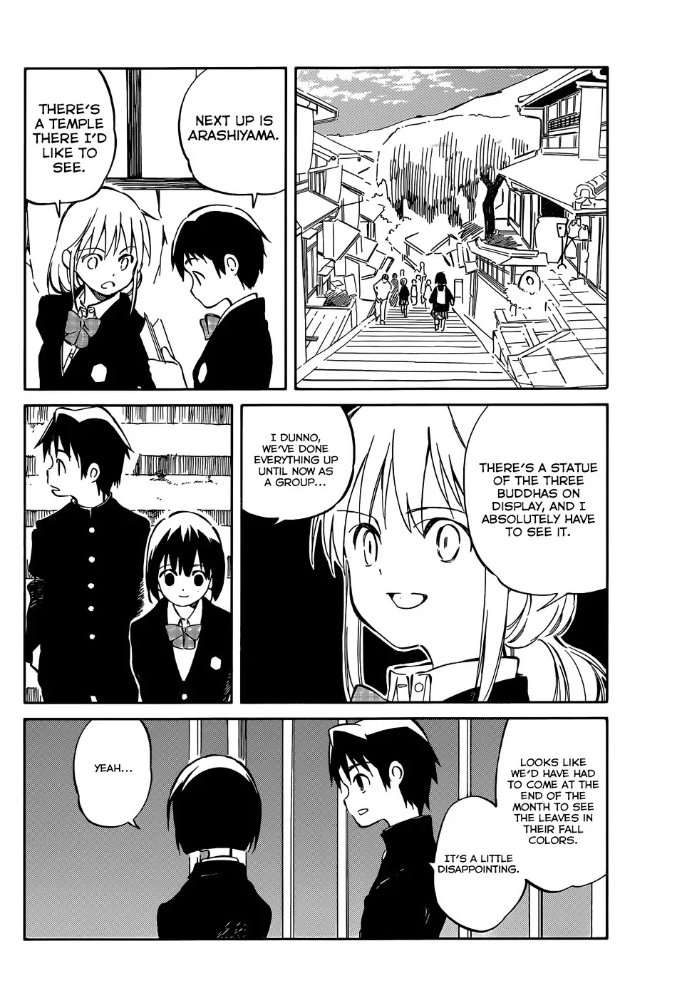 Hitoribocchi no Chikyuu Shinryaku Chapter 41 page 10 - Chapter 41: A Flowery Trip to Kyoto