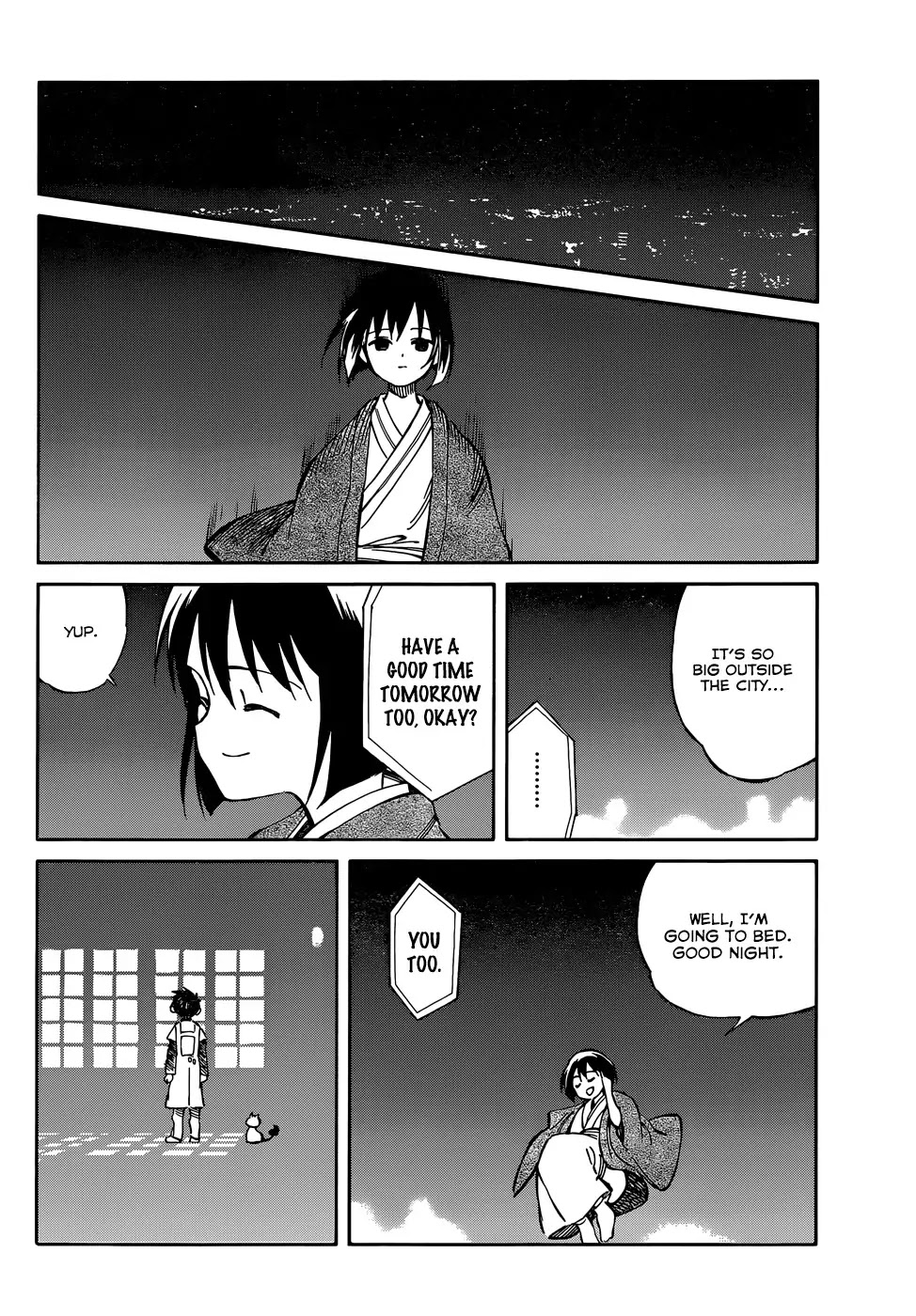 Hitoribocchi no Chikyuu Shinryaku Chapter 41 page 28 - Chapter 41: A Flowery Trip to Kyoto