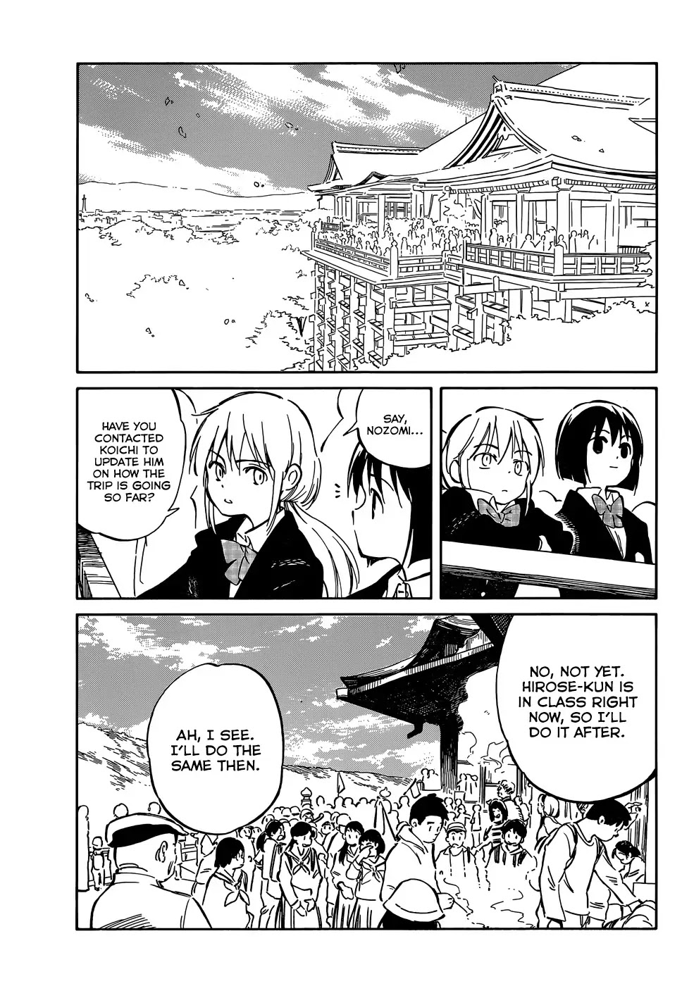 Hitoribocchi no Chikyuu Shinryaku Chapter 41 page 9 - Chapter 41: A Flowery Trip to Kyoto