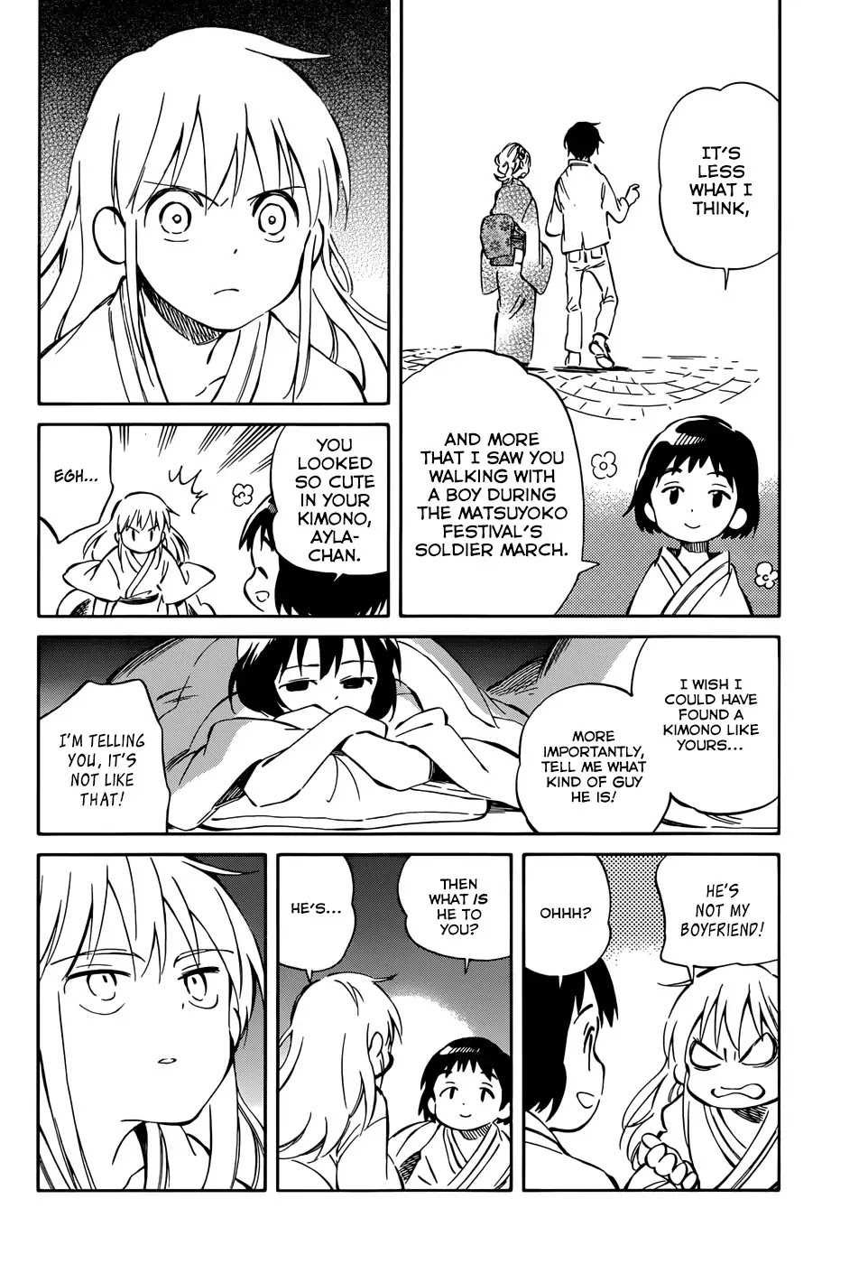 Hitoribocchi no Chikyuu Shinryaku Chapter 42 page 4 - Chapter 42: A White That's Almost Black