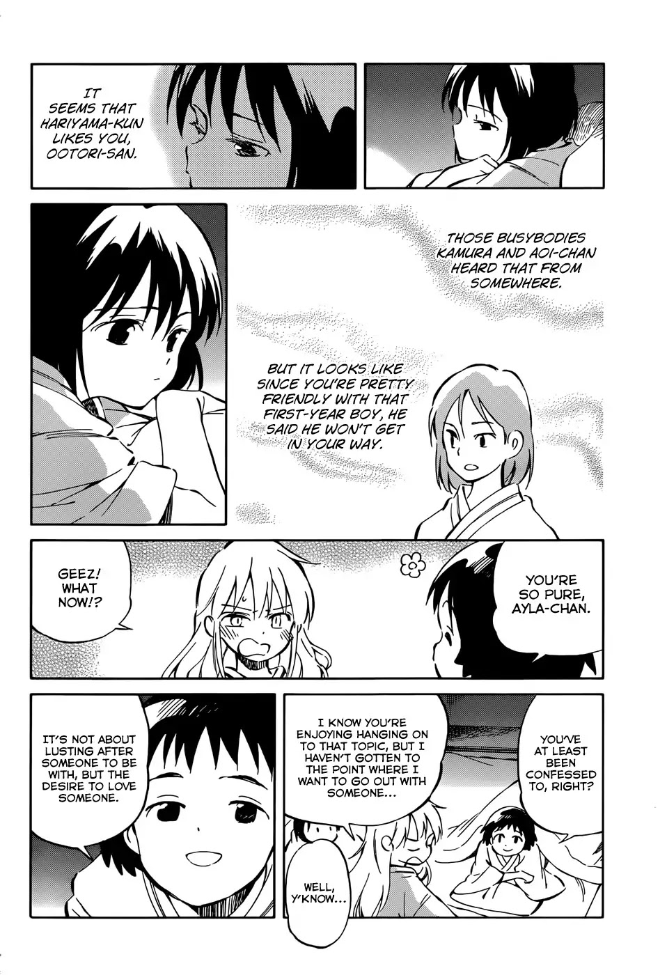 Hitoribocchi no Chikyuu Shinryaku Chapter 42 page 6 - Chapter 42: A White That's Almost Black