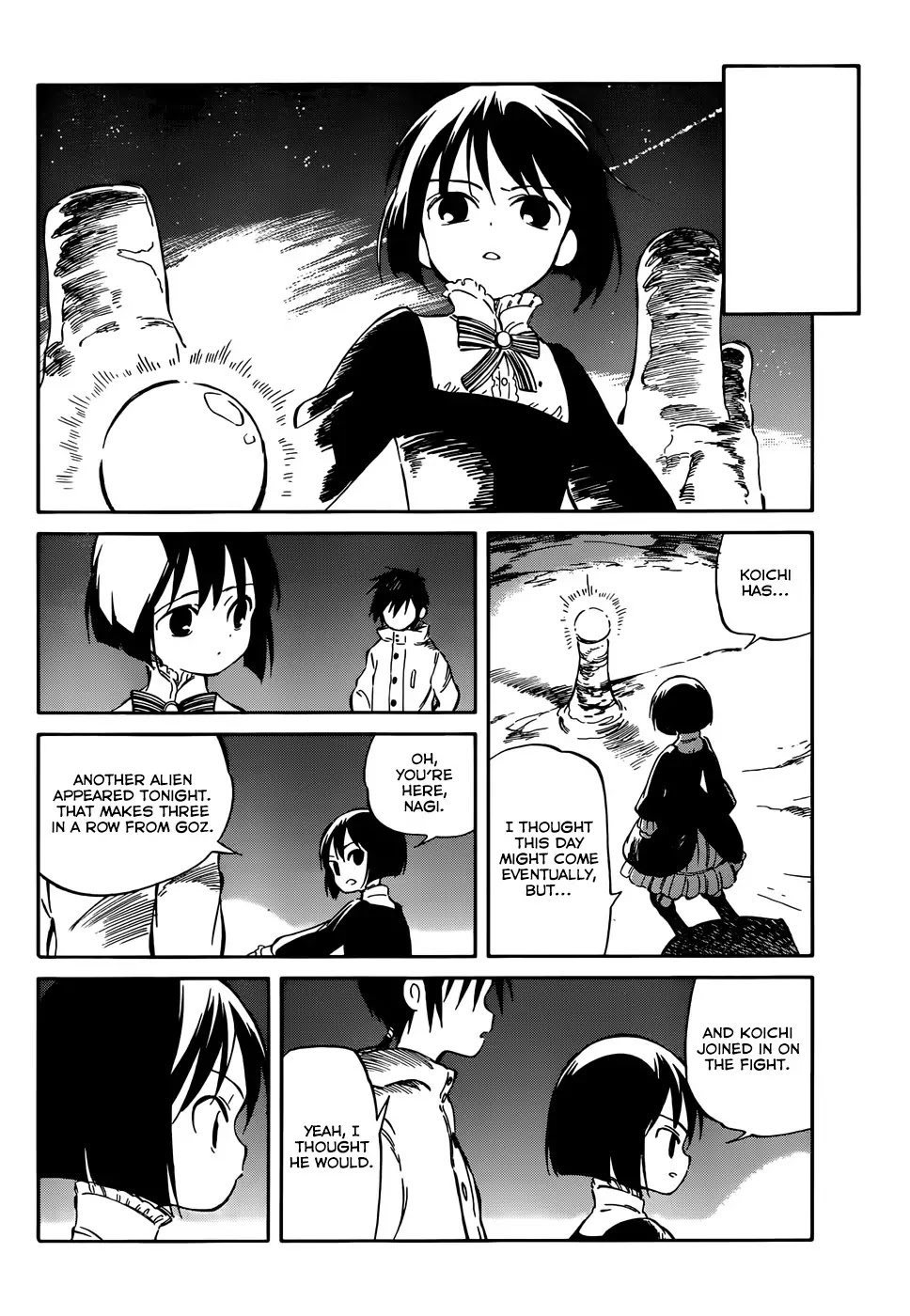 Hitoribocchi no Chikyuu Shinryaku Chapter 45 page 23 - Chapter 45: Incredible Guy