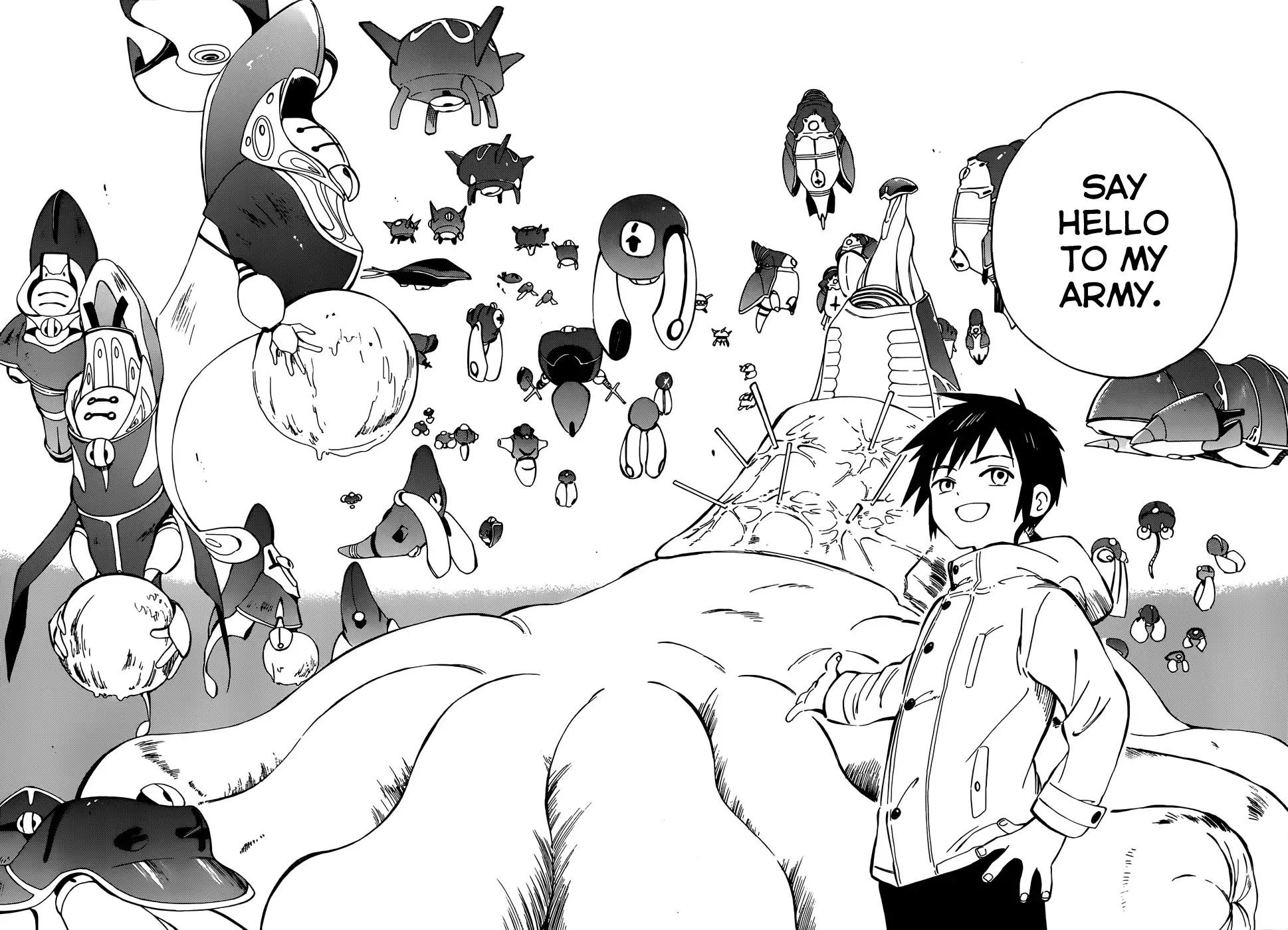 Hitoribocchi no Chikyuu Shinryaku Chapter 45 page 27 - Chapter 45: Incredible Guy