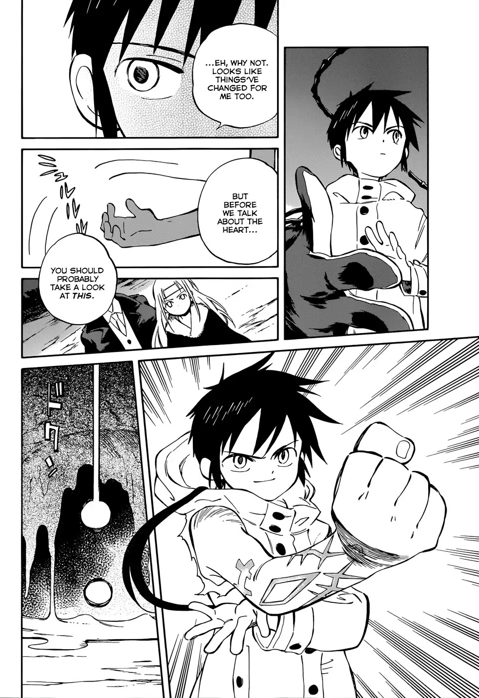 Hitoribocchi no Chikyuu Shinryaku Chapter 49 page 14 - Chapter 49: A Silent Voice Calls Out