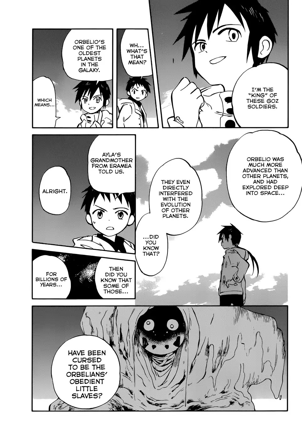 Hitoribocchi no Chikyuu Shinryaku Chapter 49 page 17 - Chapter 49: A Silent Voice Calls Out