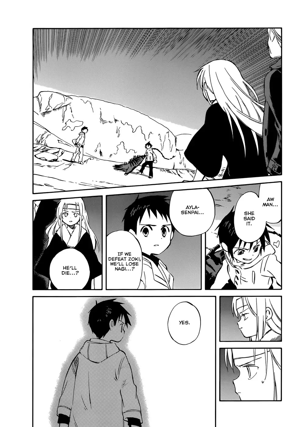 Hitoribocchi no Chikyuu Shinryaku Chapter 49 page 3 - Chapter 49: A Silent Voice Calls Out