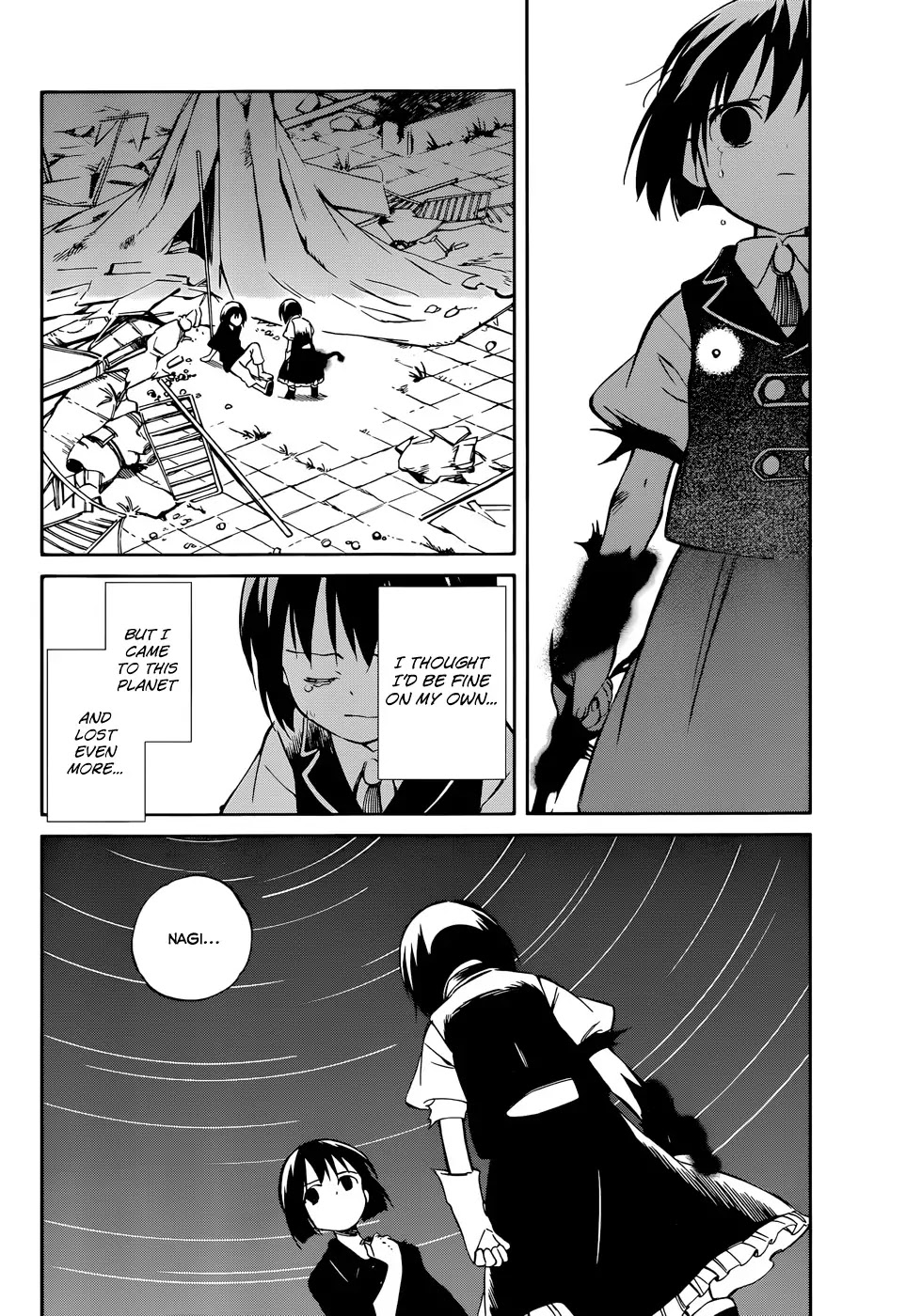 Hitoribocchi no Chikyuu Shinryaku Chapter 49 page 32 - Chapter 49: A Silent Voice Calls Out