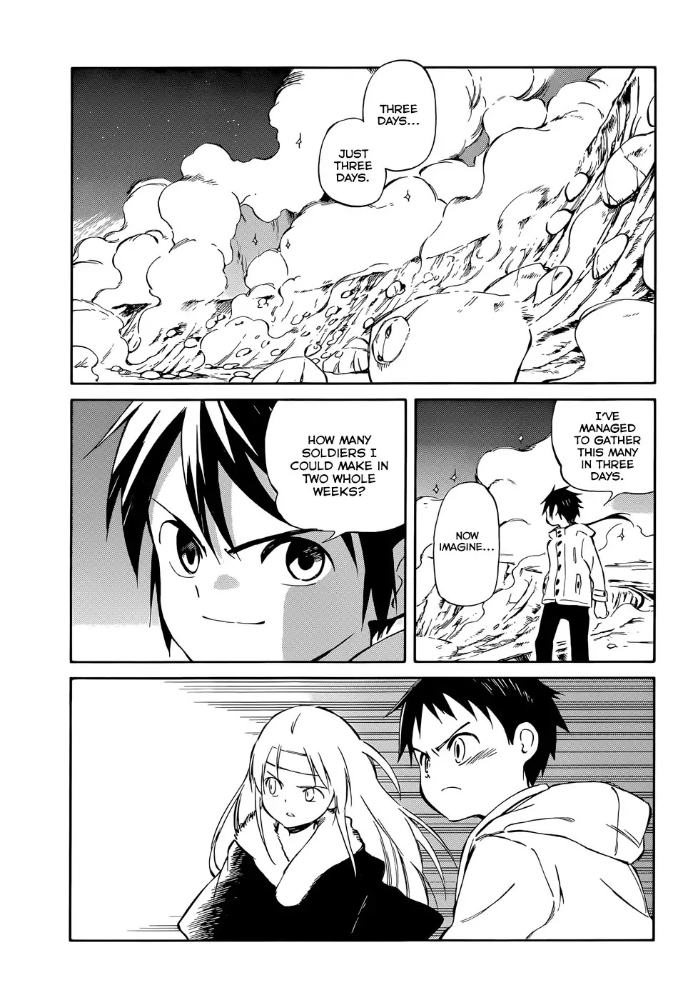 Hitoribocchi no Chikyuu Shinryaku Chapter 49 page 35 - Chapter 49: A Silent Voice Calls Out