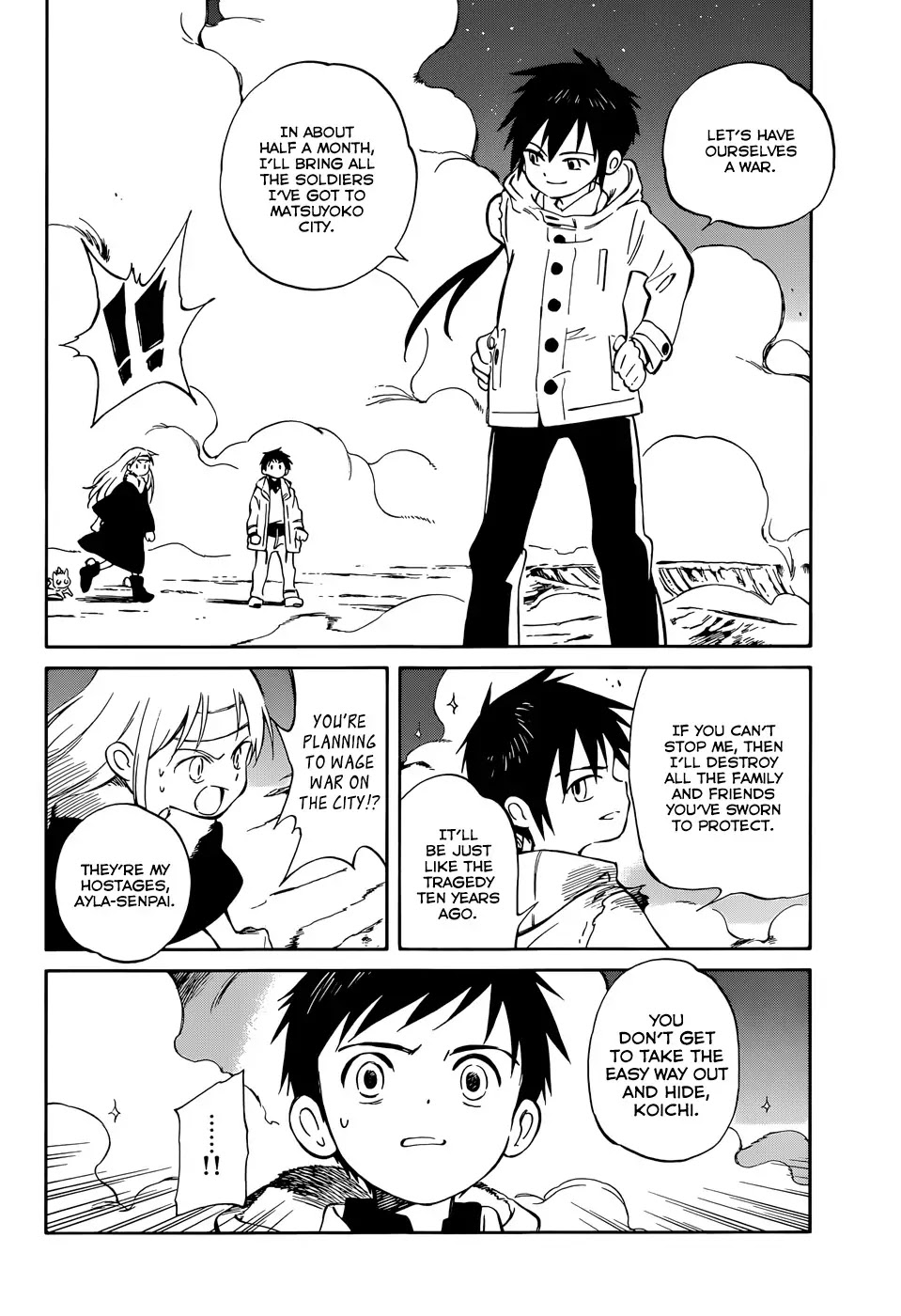 Hitoribocchi no Chikyuu Shinryaku Chapter 49 page 36 - Chapter 49: A Silent Voice Calls Out