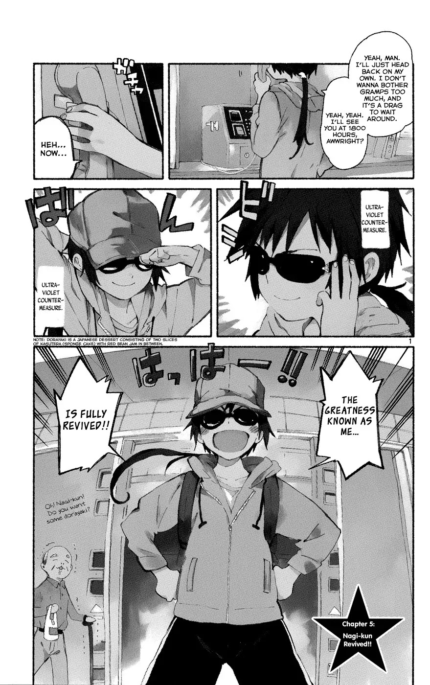 Hitoribocchi no Chikyuu Shinryaku Chapter 5 page 5 - Chapter 5: Nagi-kun Revived!!