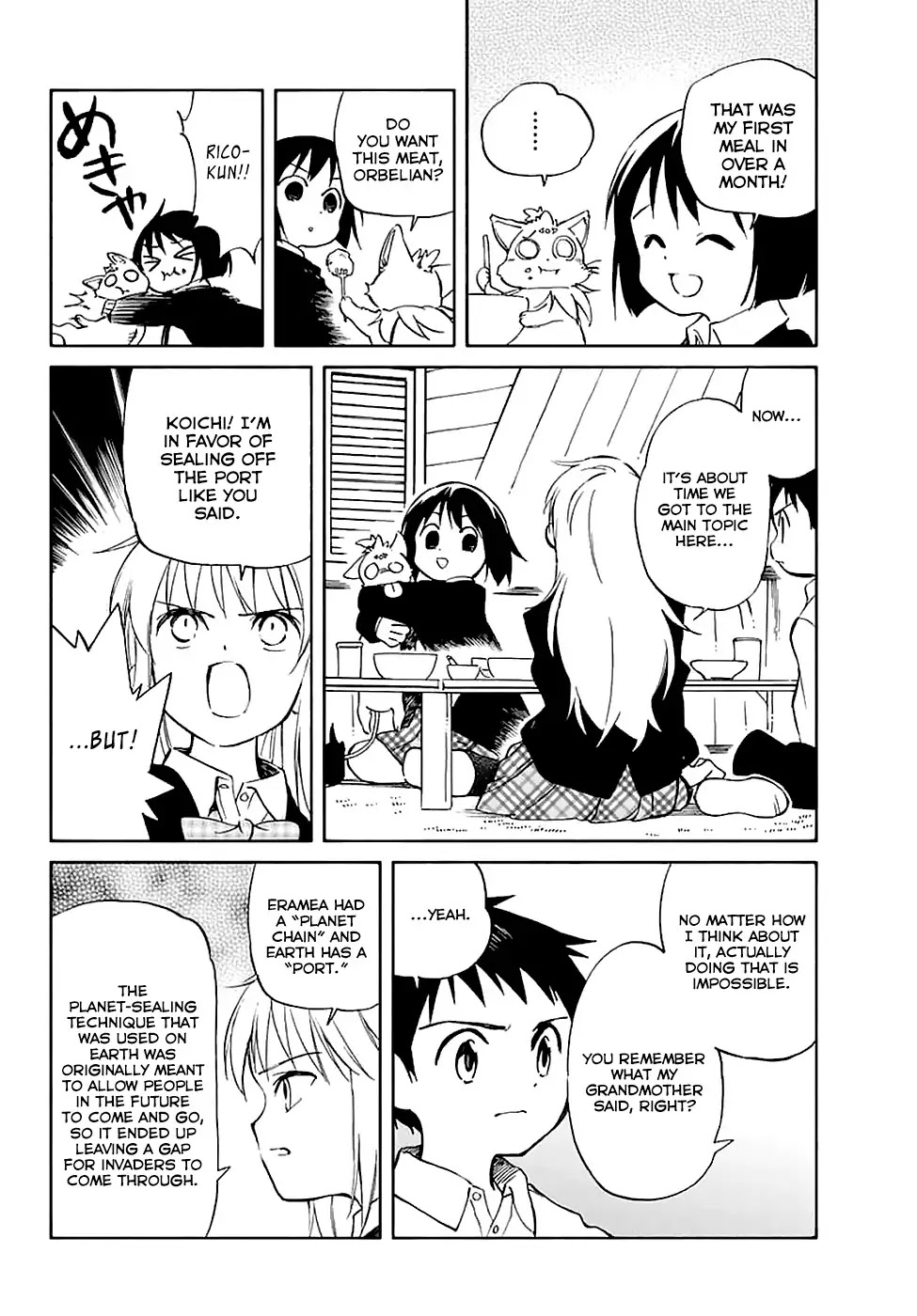 Hitoribocchi no Chikyuu Shinryaku Chapter 60 page 6 - Chapter 60: Premonition of the Beginning