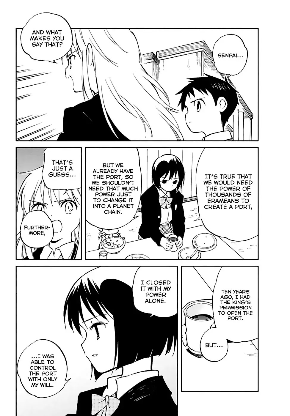 Hitoribocchi no Chikyuu Shinryaku Chapter 60 page 8 - Chapter 60: Premonition of the Beginning