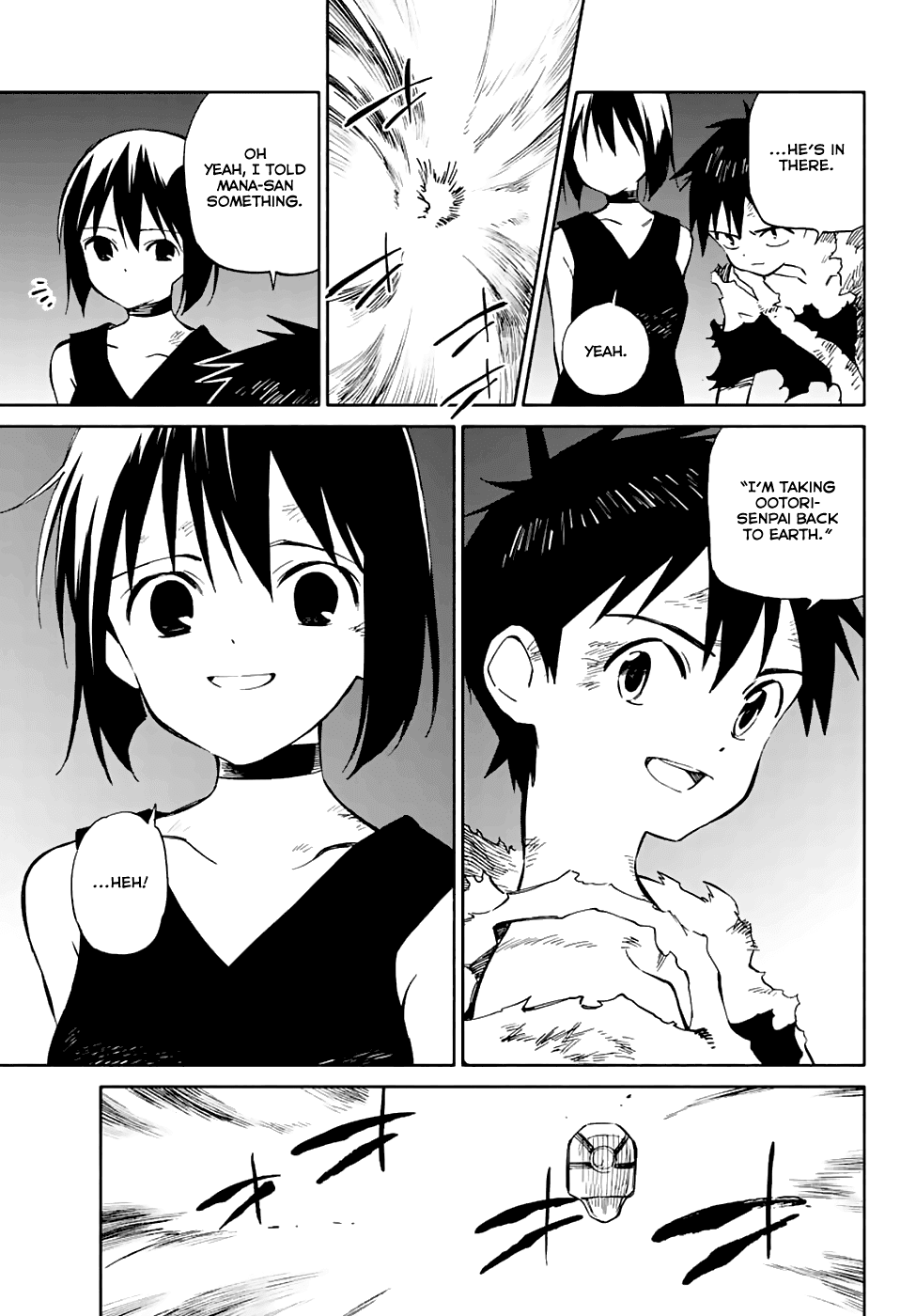 Hitoribocchi no Chikyuu Shinryaku Chapter 76 page 19 - Chapter 76: Goodbye!!