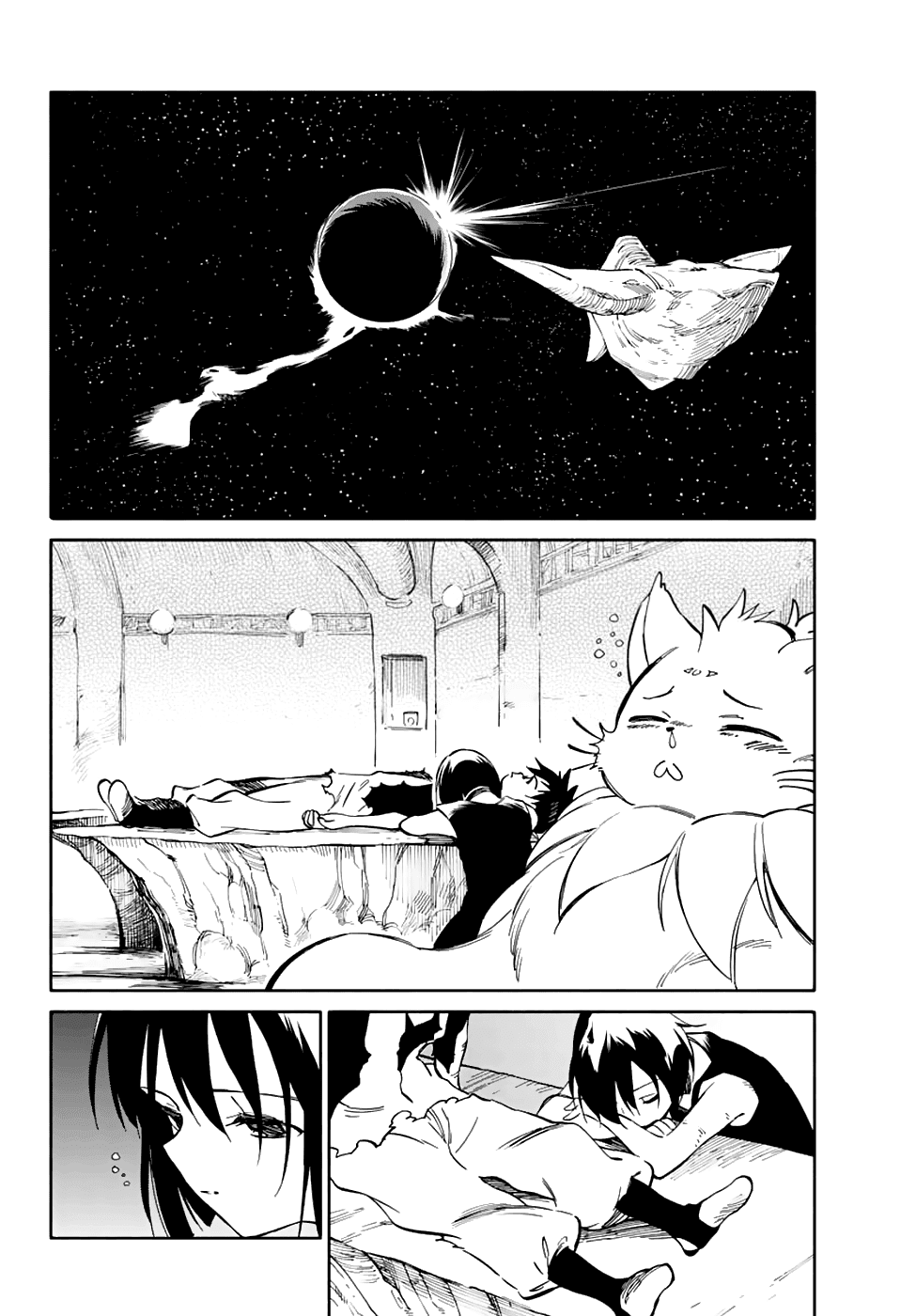 Hitoribocchi no Chikyuu Shinryaku Chapter 77 page 38 - Chapter 77: Return to Earth!!