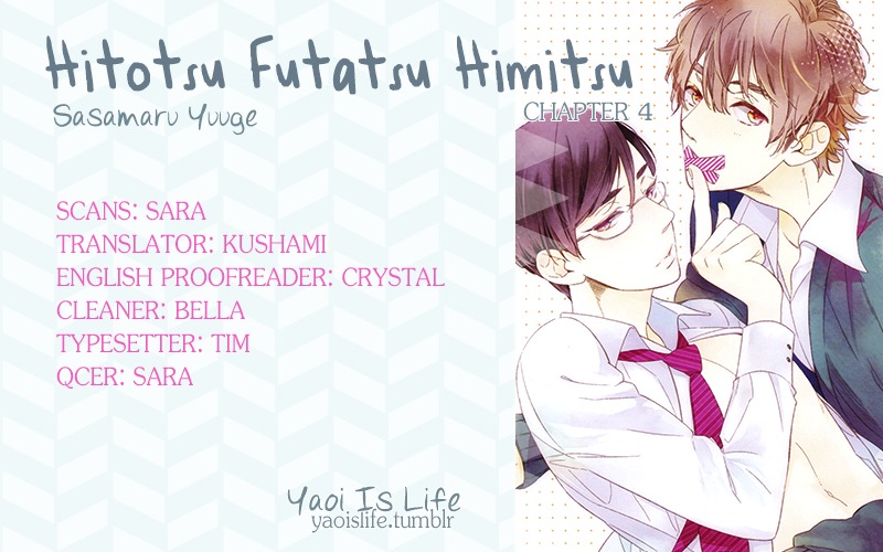 Hitotsu Futatsu Himitsu Chapter 4 page 1 - Chapter 4