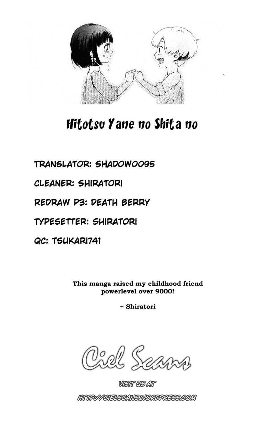 Hitotsu Yane no Shita no Chapter 1 page 1 - Chapter 1 : The Boy and the Girl Living Under One Roof