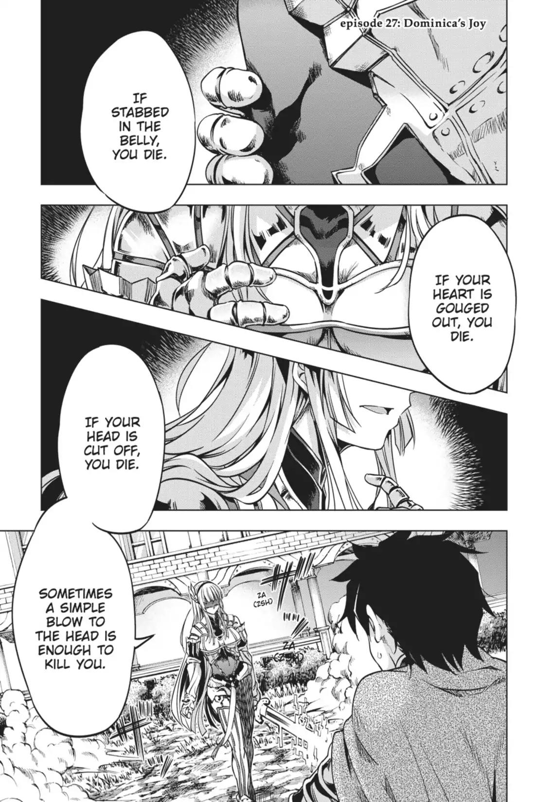 Hitsugime no Chaika Chapter 27 page 1 - Chapter 27: Vol.5 Episode 27: Dominica's Joy
