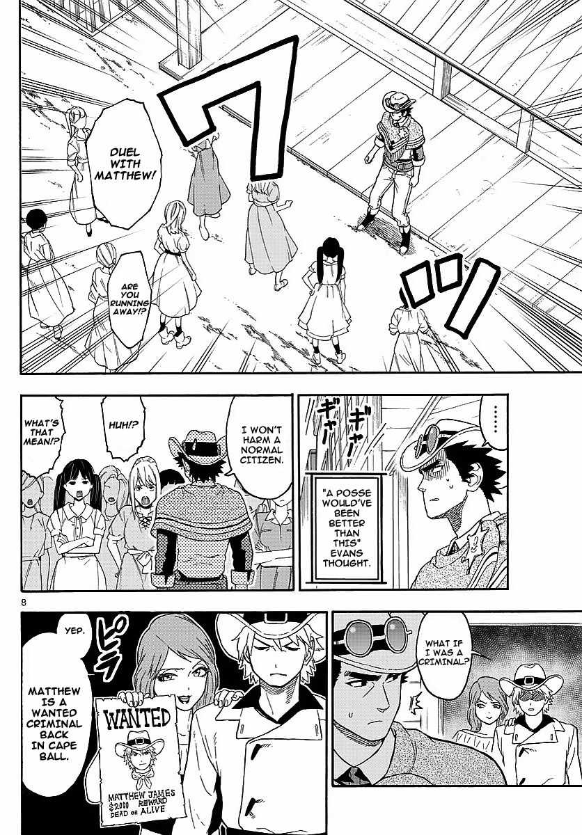 Hoankan Evans no Uso Chapter 11 page 8 - Chapter 11: A Sheriff Doesn't Know Defeat