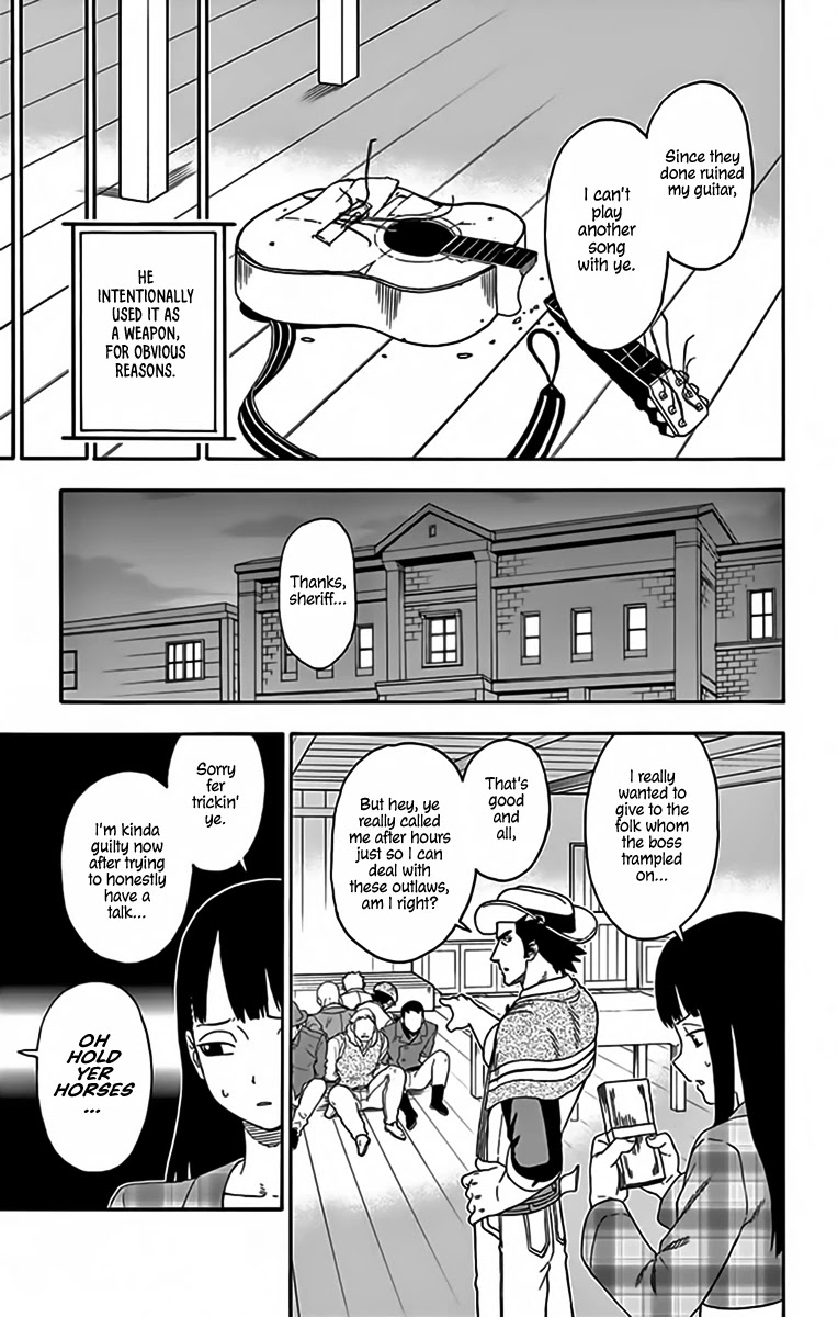Hoankan Evans no Uso Chapter 122 page 13 - Chapter 122: A Sheriff Doesn't Play Guitar