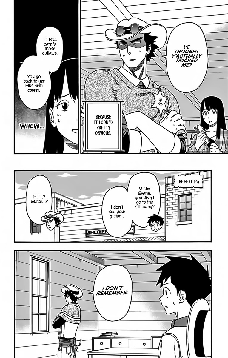 Hoankan Evans no Uso Chapter 122 page 14 - Chapter 122: A Sheriff Doesn't Play Guitar
