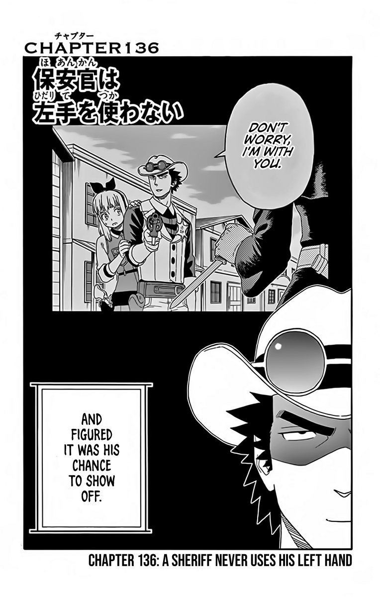 Hoankan Evans no Uso Chapter 136 page 2 - Chapter 136: A Sheriff Never Uses His Left Hand