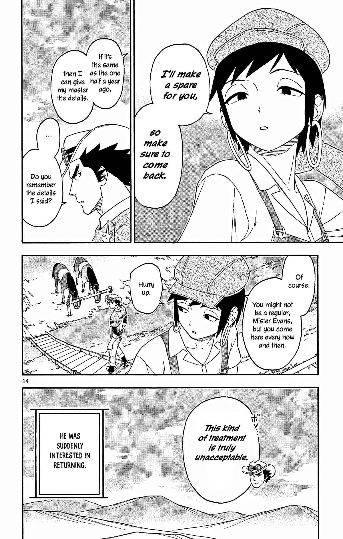 Hoankan Evans no Uso Chapter 147 page 14 - Chapter 147: The Gunsmith Doesn’t Let the Customer Go