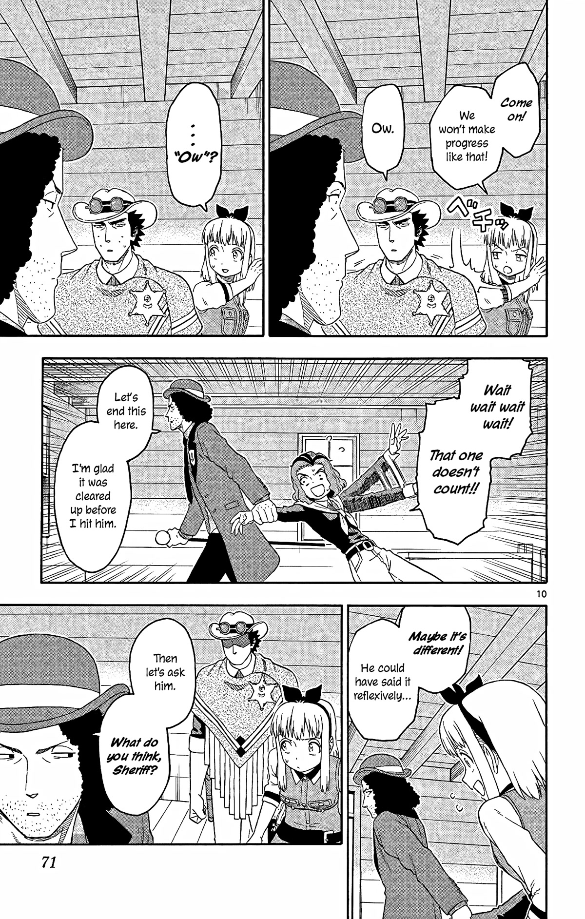 Hoankan Evans no Uso Chapter 150 page 11 - Chapter 150: The Sheriff Doesn’t Fear Pain