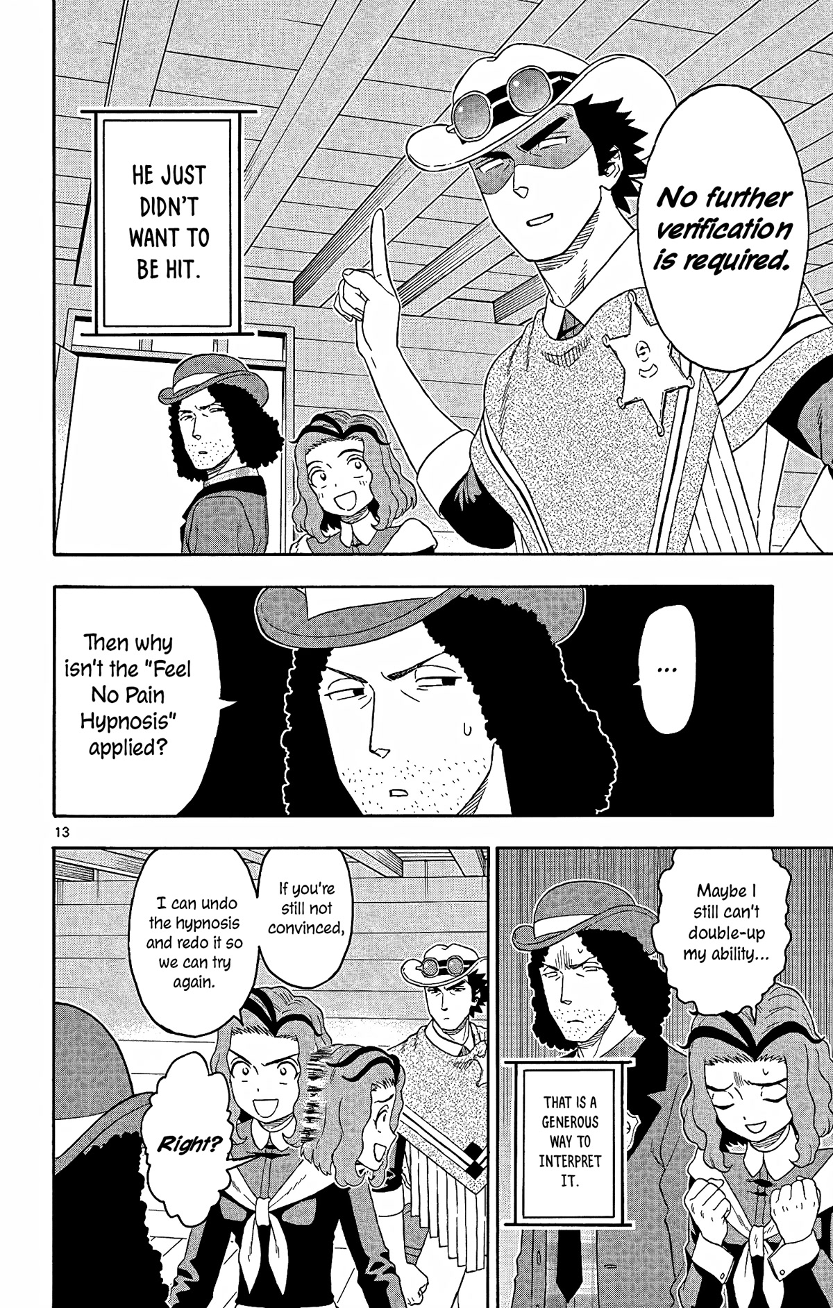 Hoankan Evans no Uso Chapter 150 page 14 - Chapter 150: The Sheriff Doesn’t Fear Pain