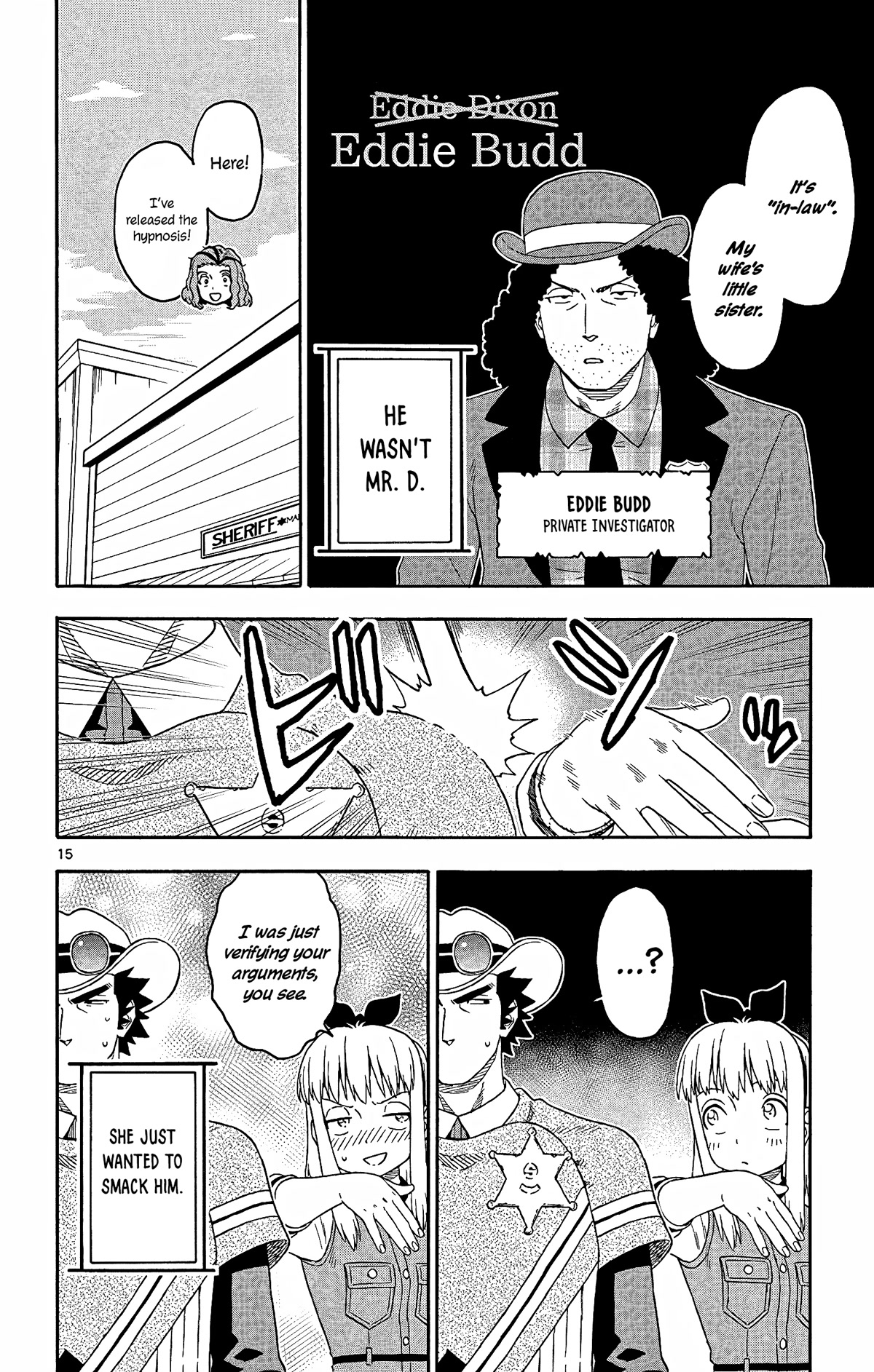 Hoankan Evans no Uso Chapter 150 page 16 - Chapter 150: The Sheriff Doesn’t Fear Pain