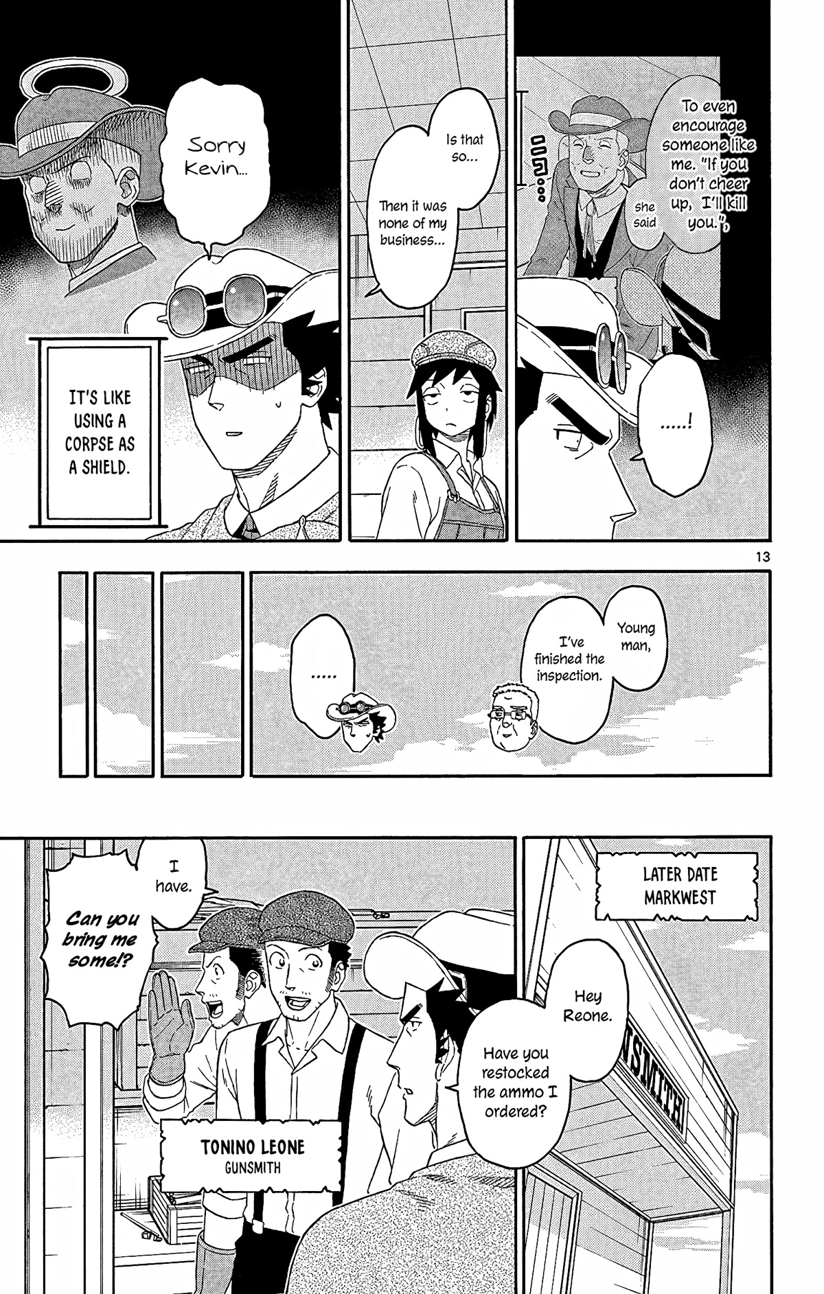 Hoankan Evans no Uso Chapter 151 page 13 - Chapter 151: The Gunsmith Can't Be Stopped