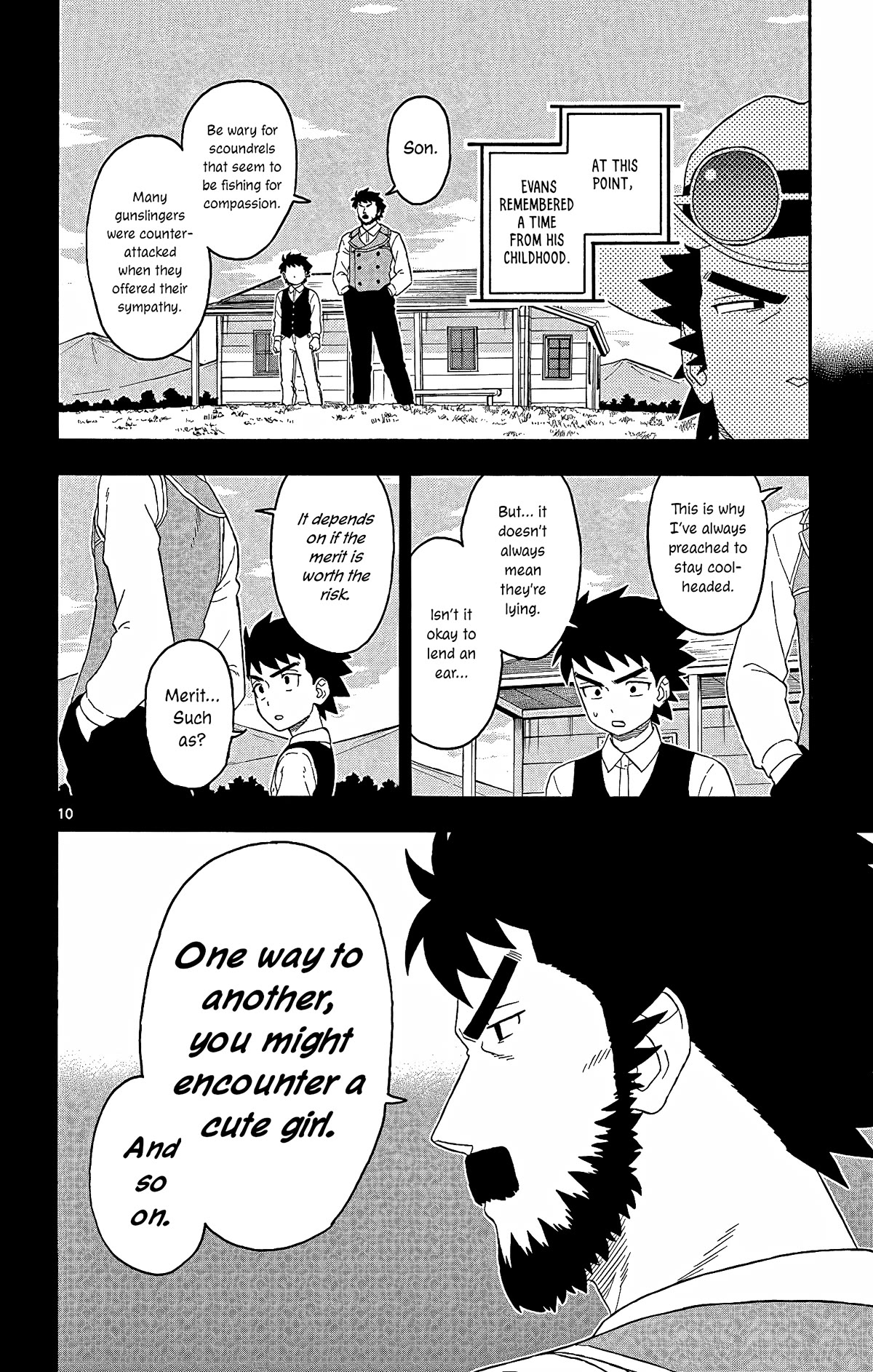 Hoankan Evans no Uso Chapter 153 page 10 - Chapter 153: Brother and Sister (1)