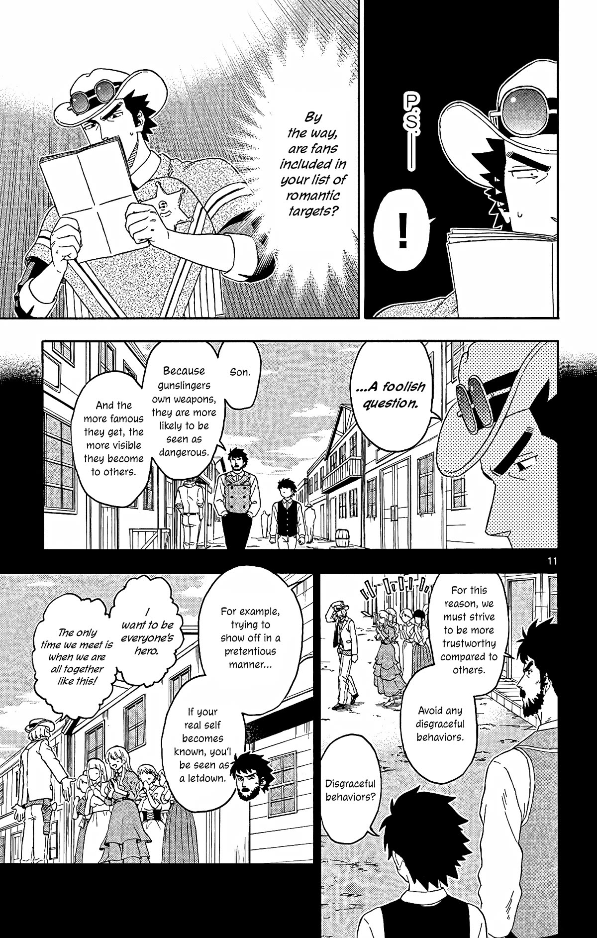 Hoankan Evans no Uso Chapter 157 page 11 - Chapter 157: The Sheriff Doesn't Respond to Letters with Letters