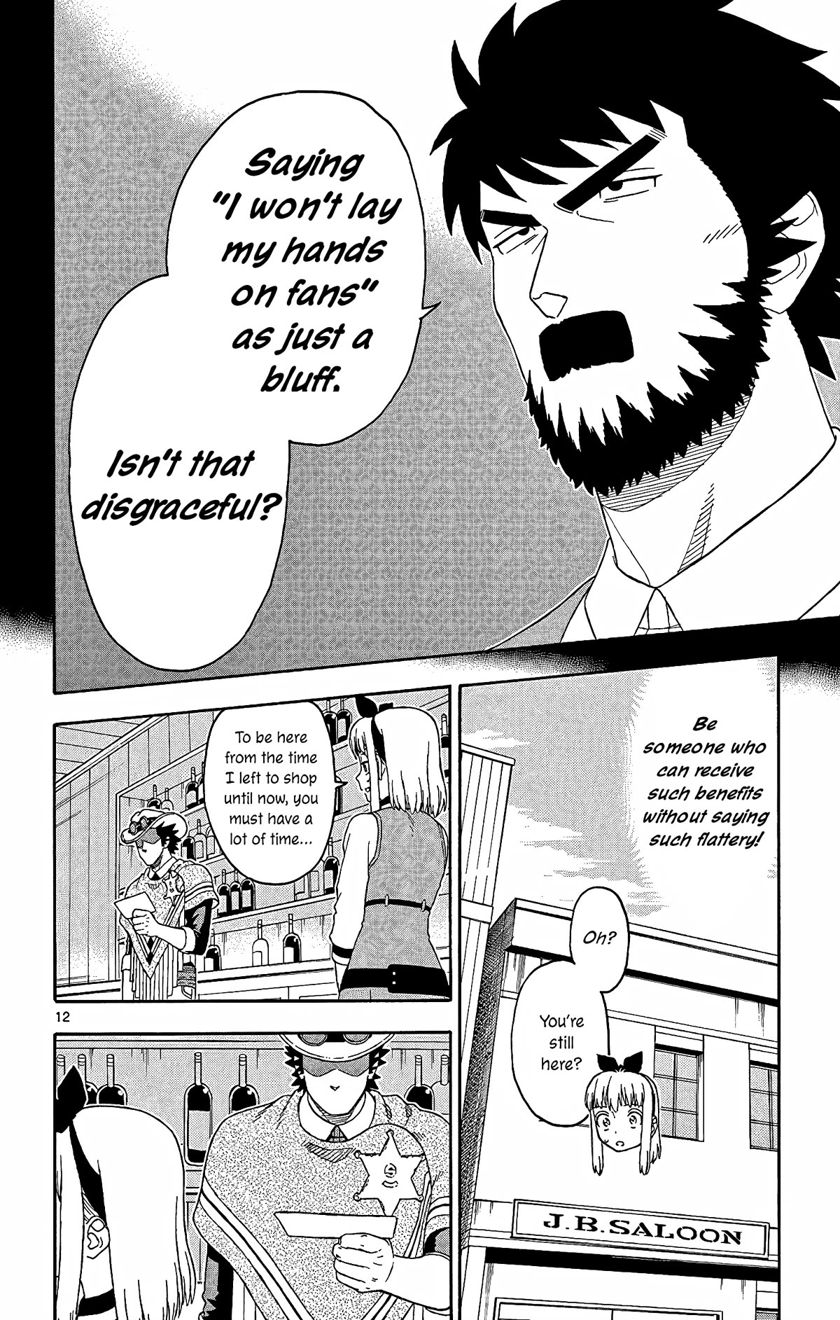 Hoankan Evans no Uso Chapter 157 page 12 - Chapter 157: The Sheriff Doesn't Respond to Letters with Letters