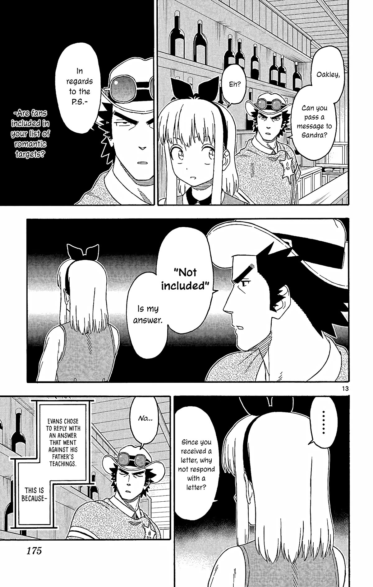Hoankan Evans no Uso Chapter 157 page 13 - Chapter 157: The Sheriff Doesn't Respond to Letters with Letters