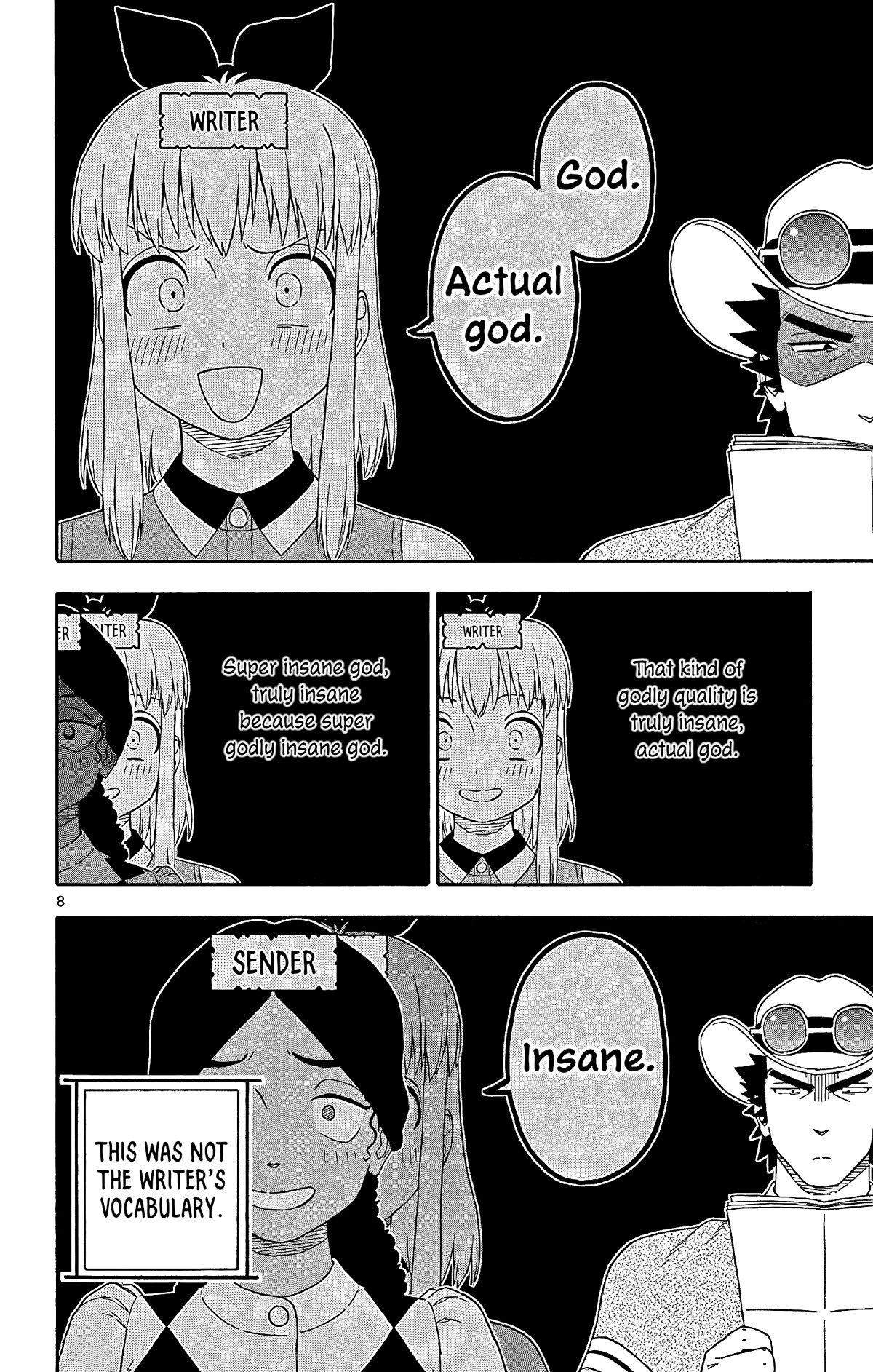 Hoankan Evans no Uso Chapter 157 page 8 - Chapter 157: The Sheriff Doesn't Respond to Letters with Letters