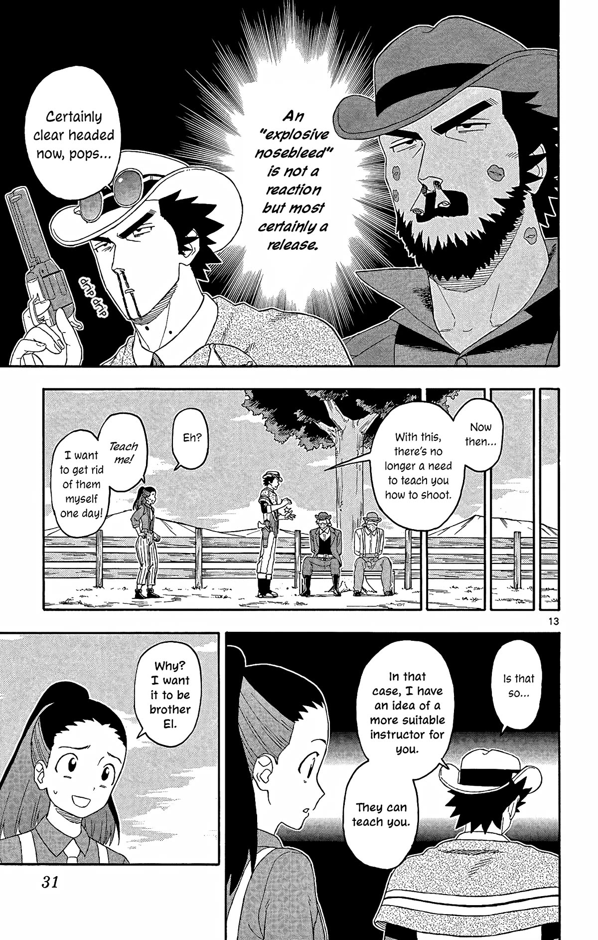 Hoankan Evans no Uso Chapter 159 page 13 - Chapter 159: The Sheriff Does Not Teach Attentively