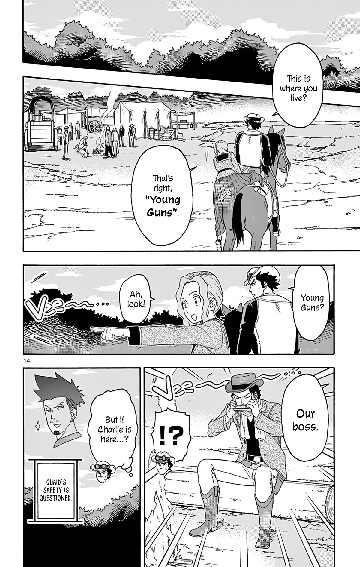 Hoankan Evans no Uso Chapter 164 page 14 - Chapter 164: Young Guns (1)