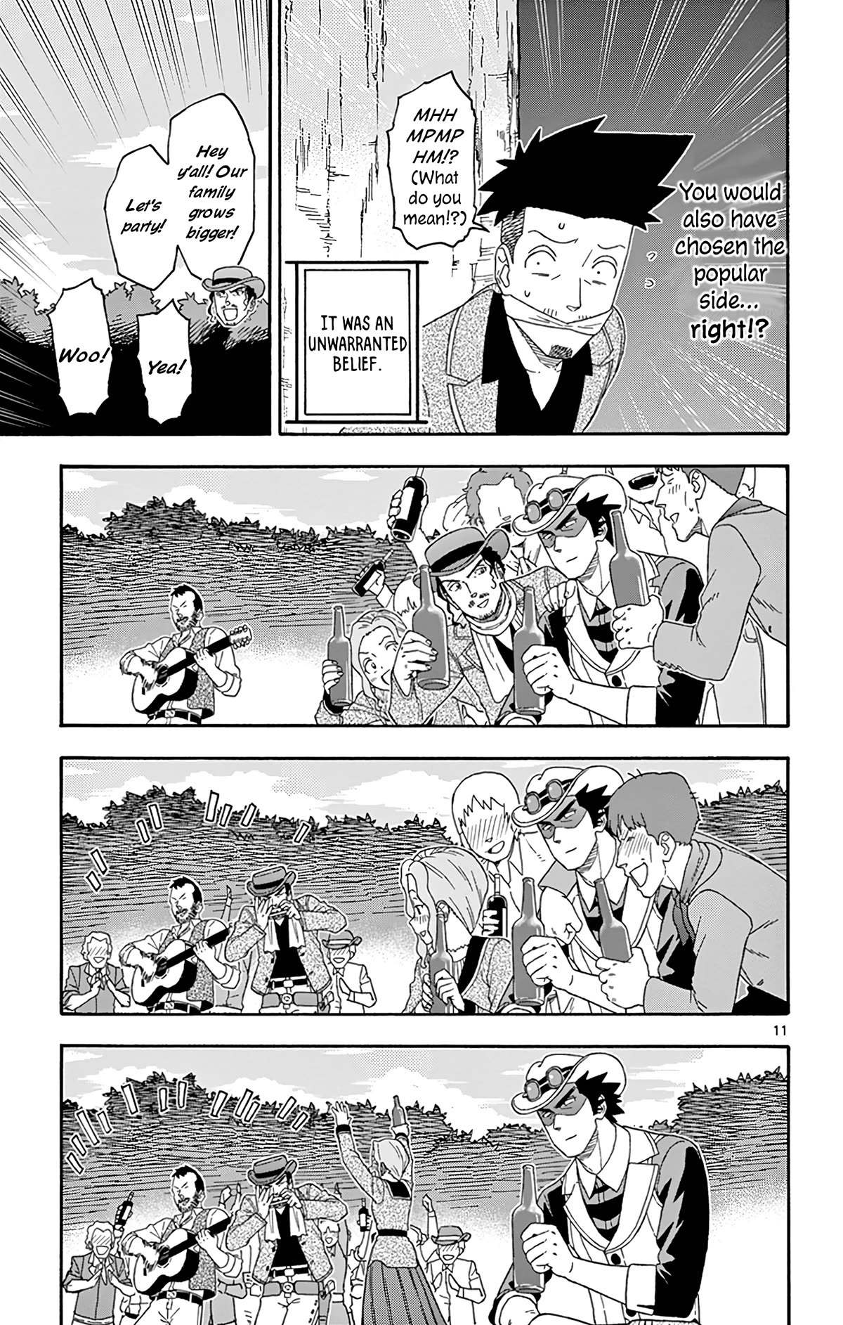 Hoankan Evans no Uso Chapter 165 page 11 - Chapter 165: Young Guns (2)