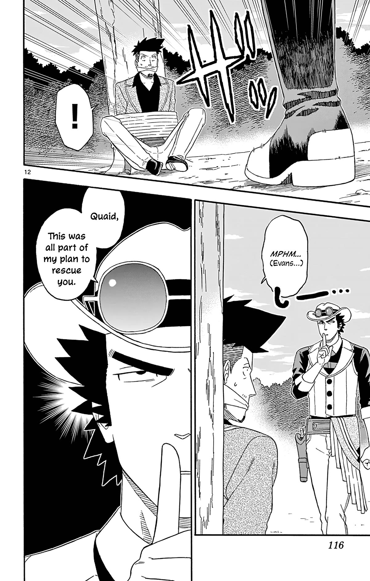 Hoankan Evans no Uso Chapter 165 page 12 - Chapter 165: Young Guns (2)