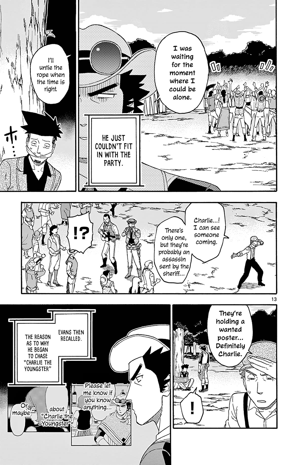 Hoankan Evans no Uso Chapter 165 page 13 - Chapter 165: Young Guns (2)