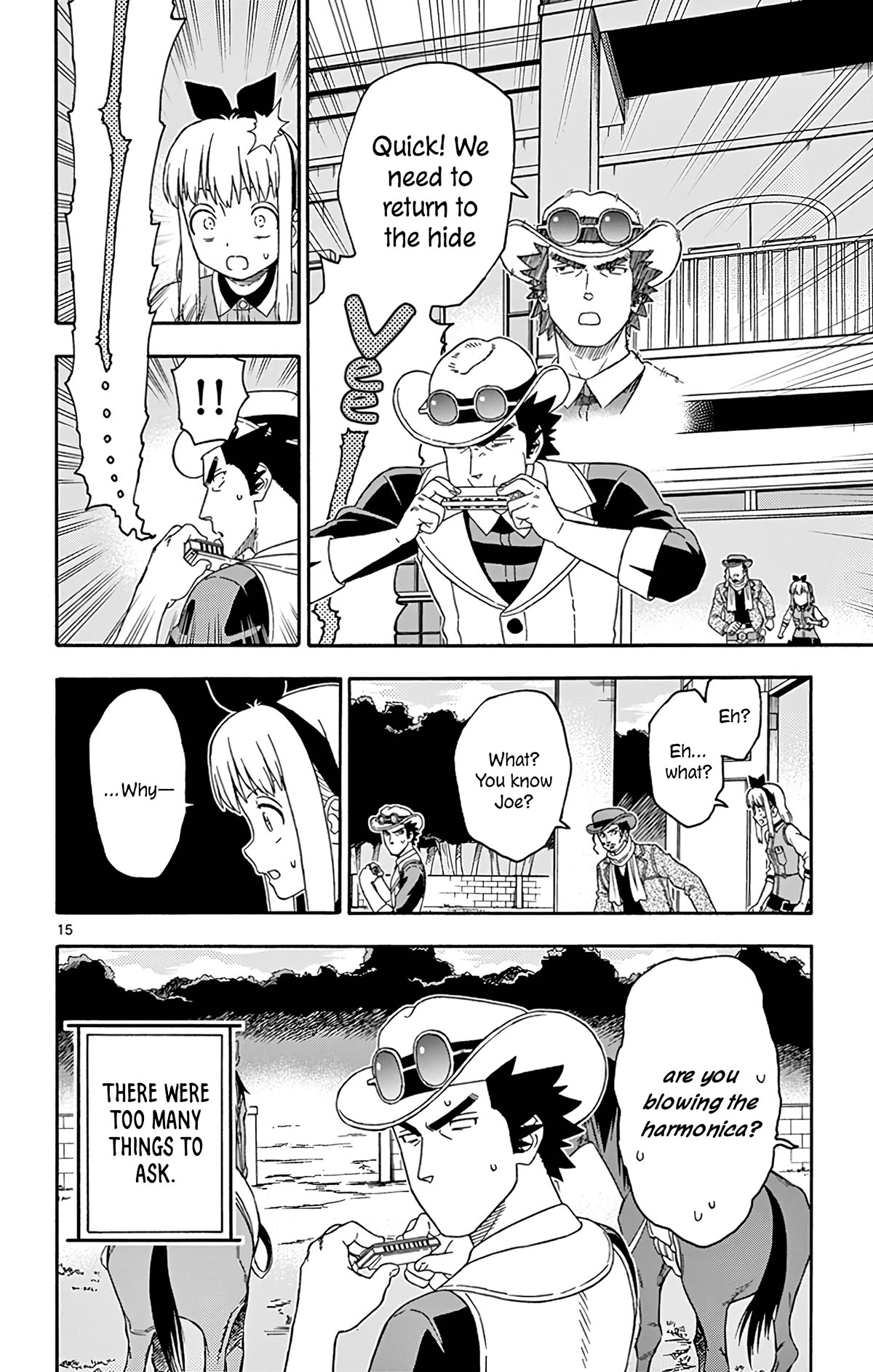 Hoankan Evans no Uso Chapter 166 page 16 - Chapter 166: Young Guns (3)