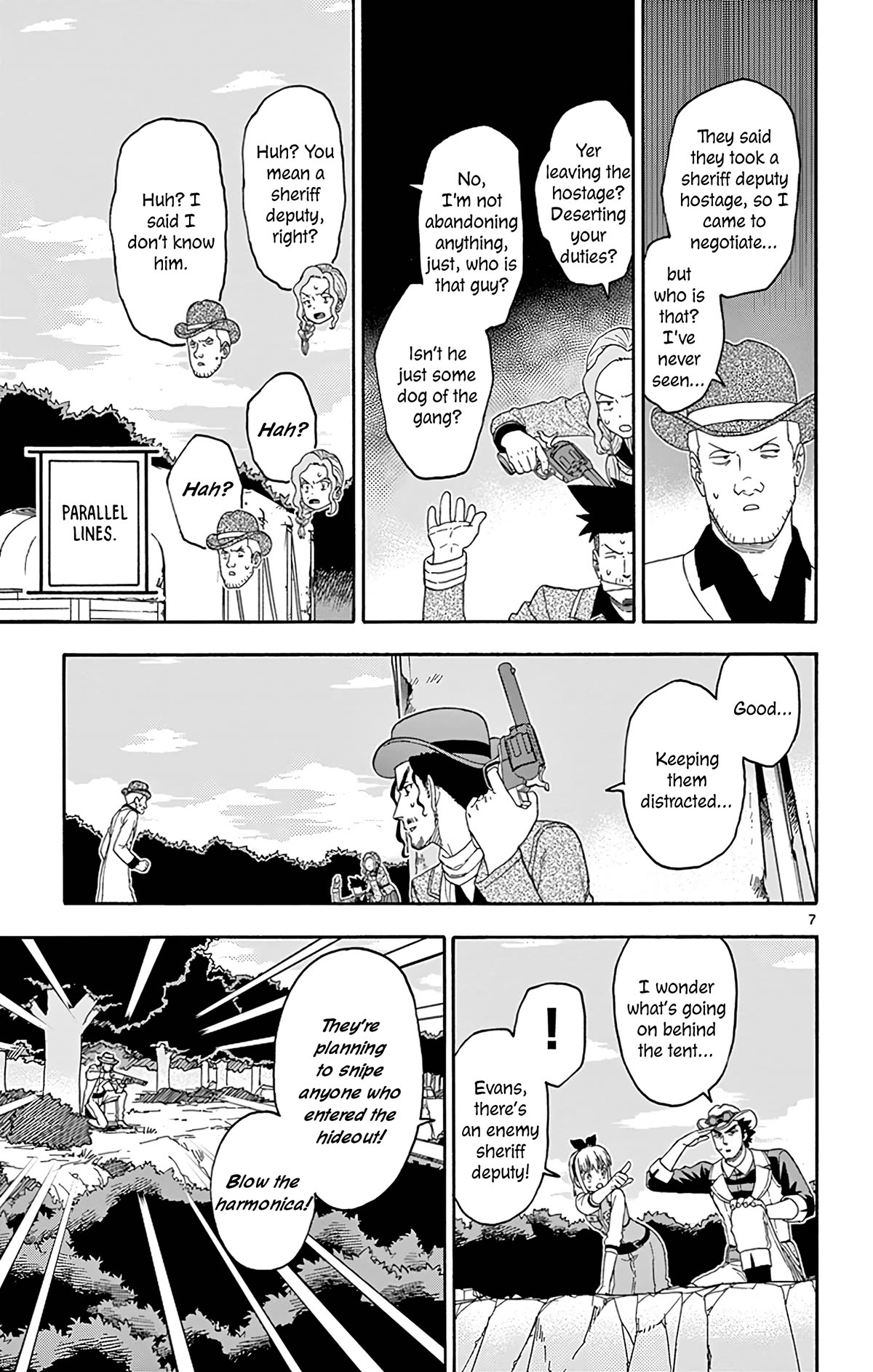 Hoankan Evans no Uso Chapter 167 page 7 - Chapter 167: Young Guns (4)