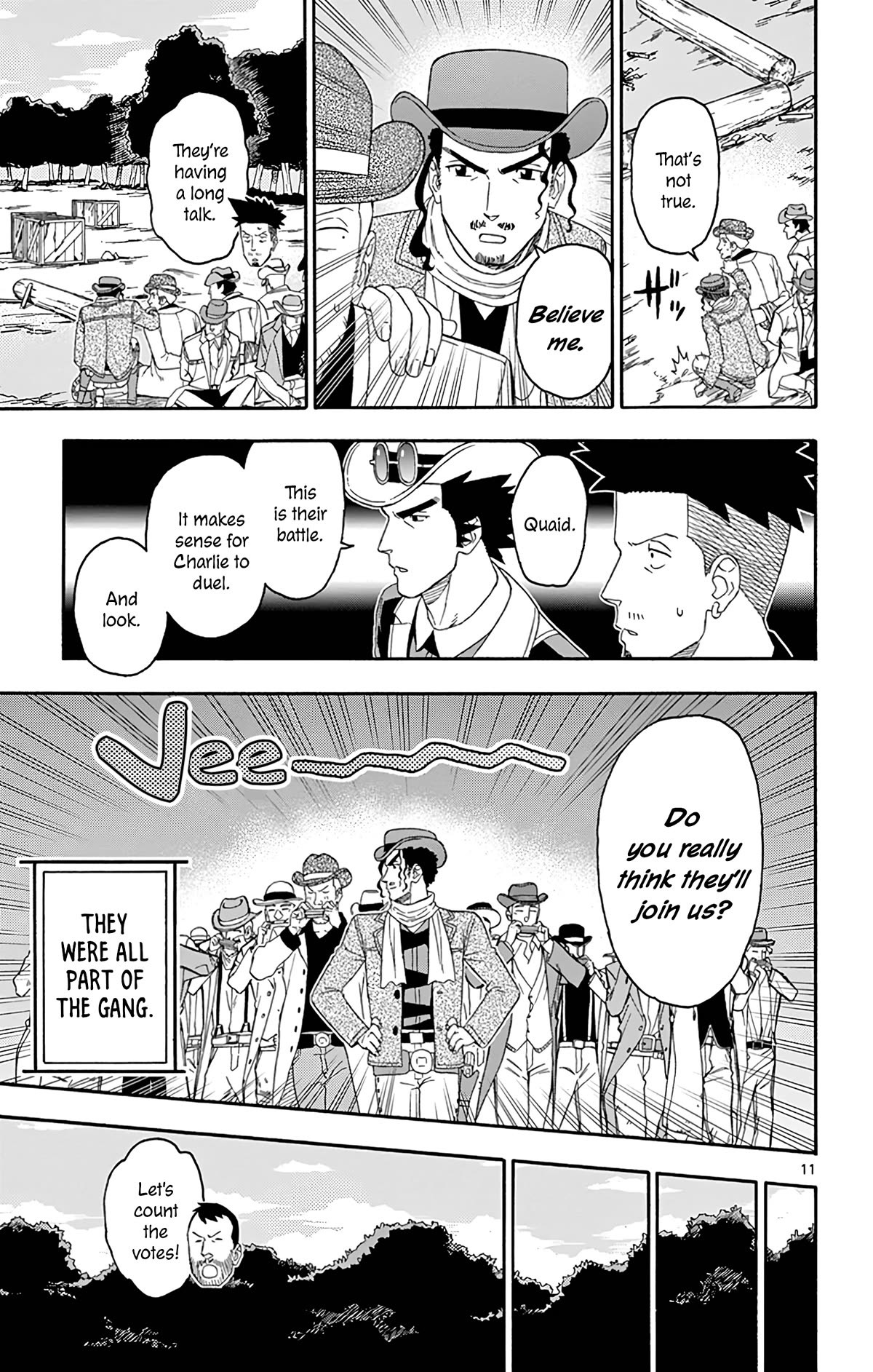 Hoankan Evans no Uso Chapter 168 page 11 - Chapter 168: Young Guns (5)