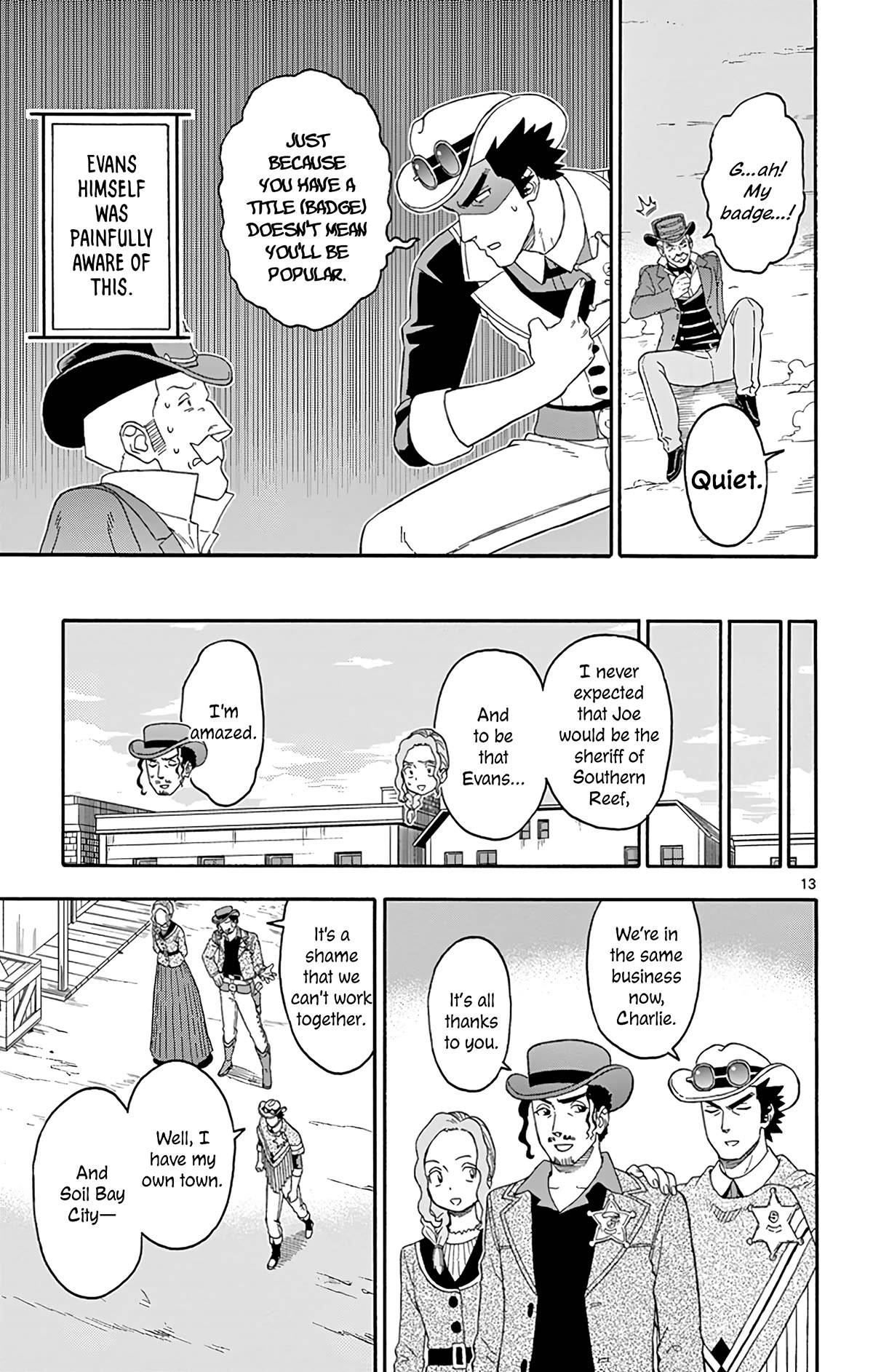 Hoankan Evans no Uso Chapter 169 page 13 - Chapter 169: Young Guns (6)