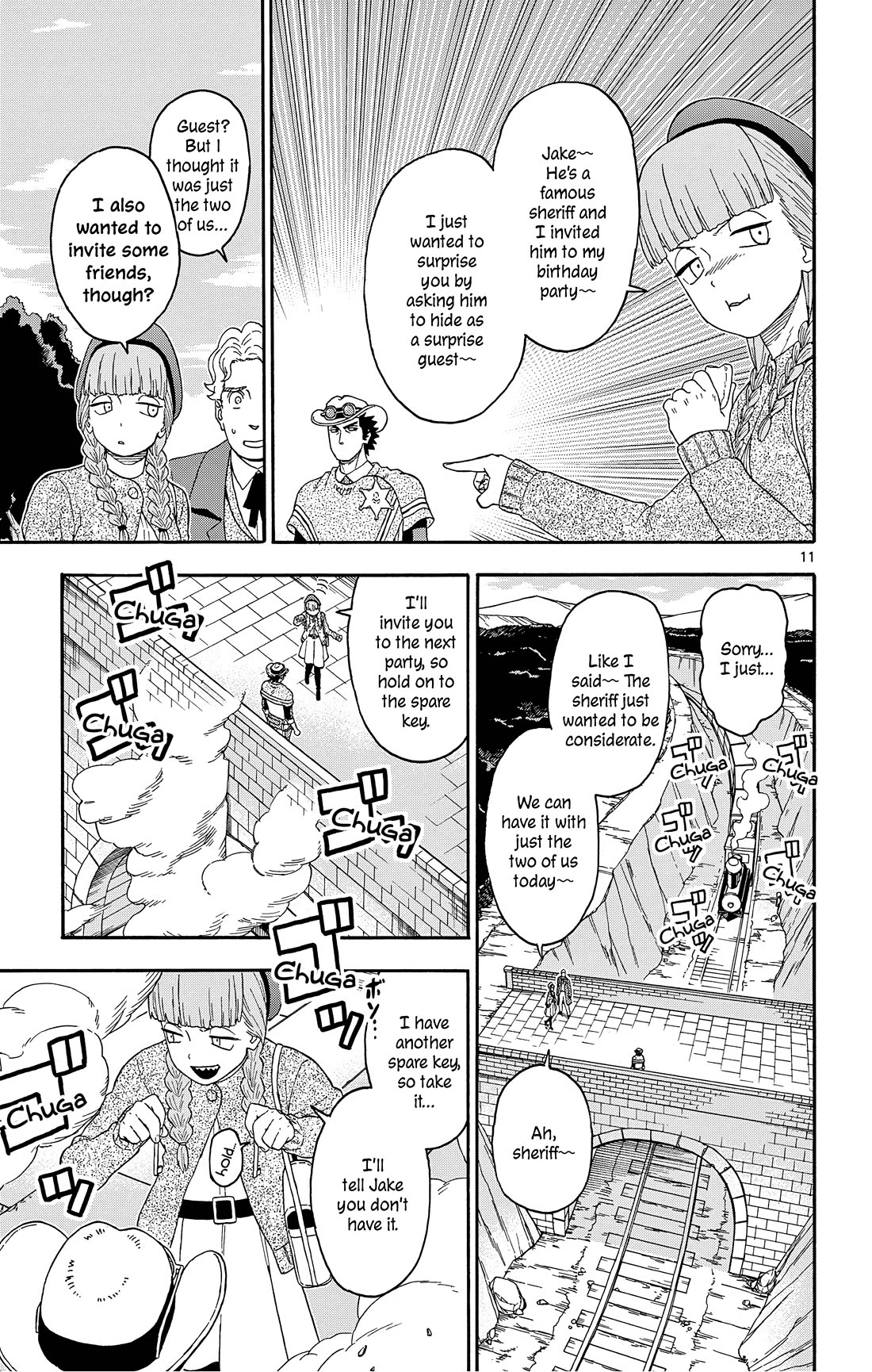 Hoankan Evans no Uso Chapter 172 page 11 - Chapter 172: The Sheriff Is Not Her Boyfriend