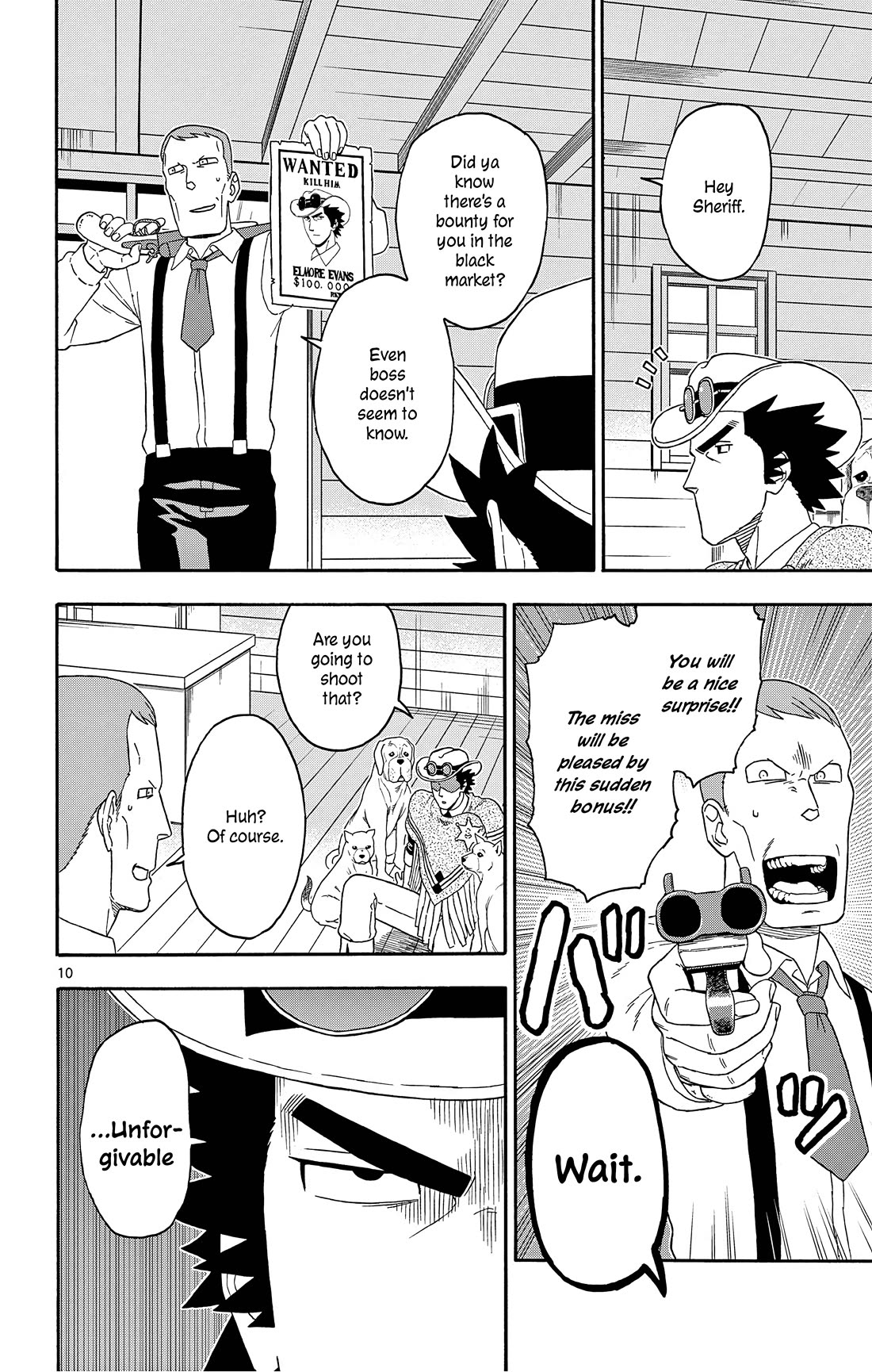 Hoankan Evans no Uso Chapter 173 page 10 - Chapter 173: The Sheriff Is “Weak” to Dogs
