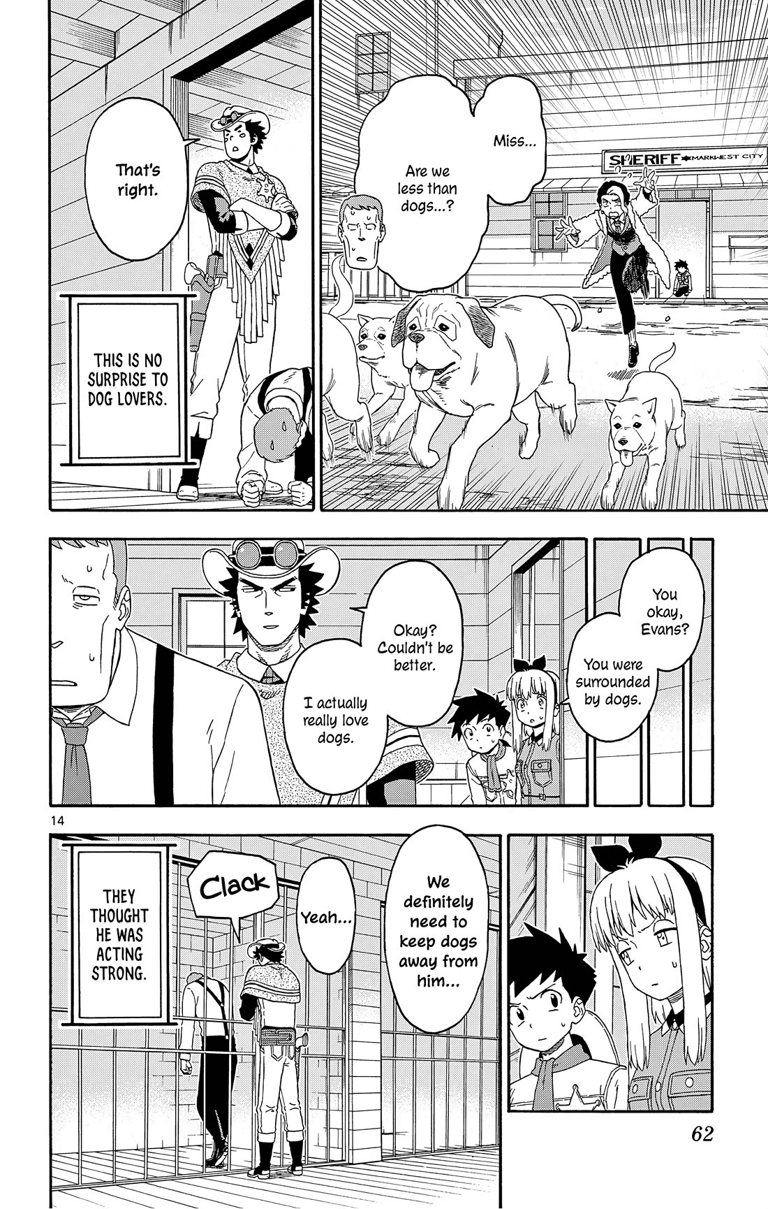Hoankan Evans no Uso Chapter 173 page 14 - Chapter 173: The Sheriff Is “Weak” to Dogs