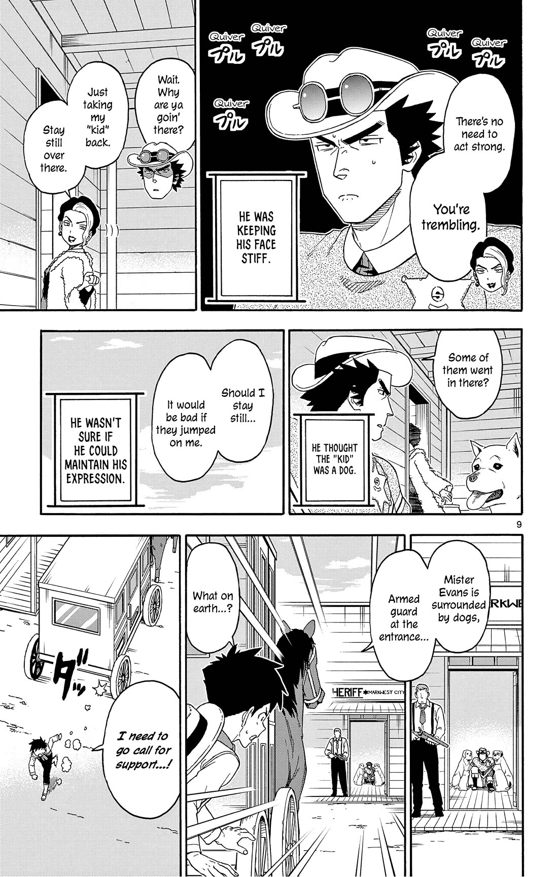 Hoankan Evans no Uso Chapter 173 page 9 - Chapter 173: The Sheriff Is “Weak” to Dogs